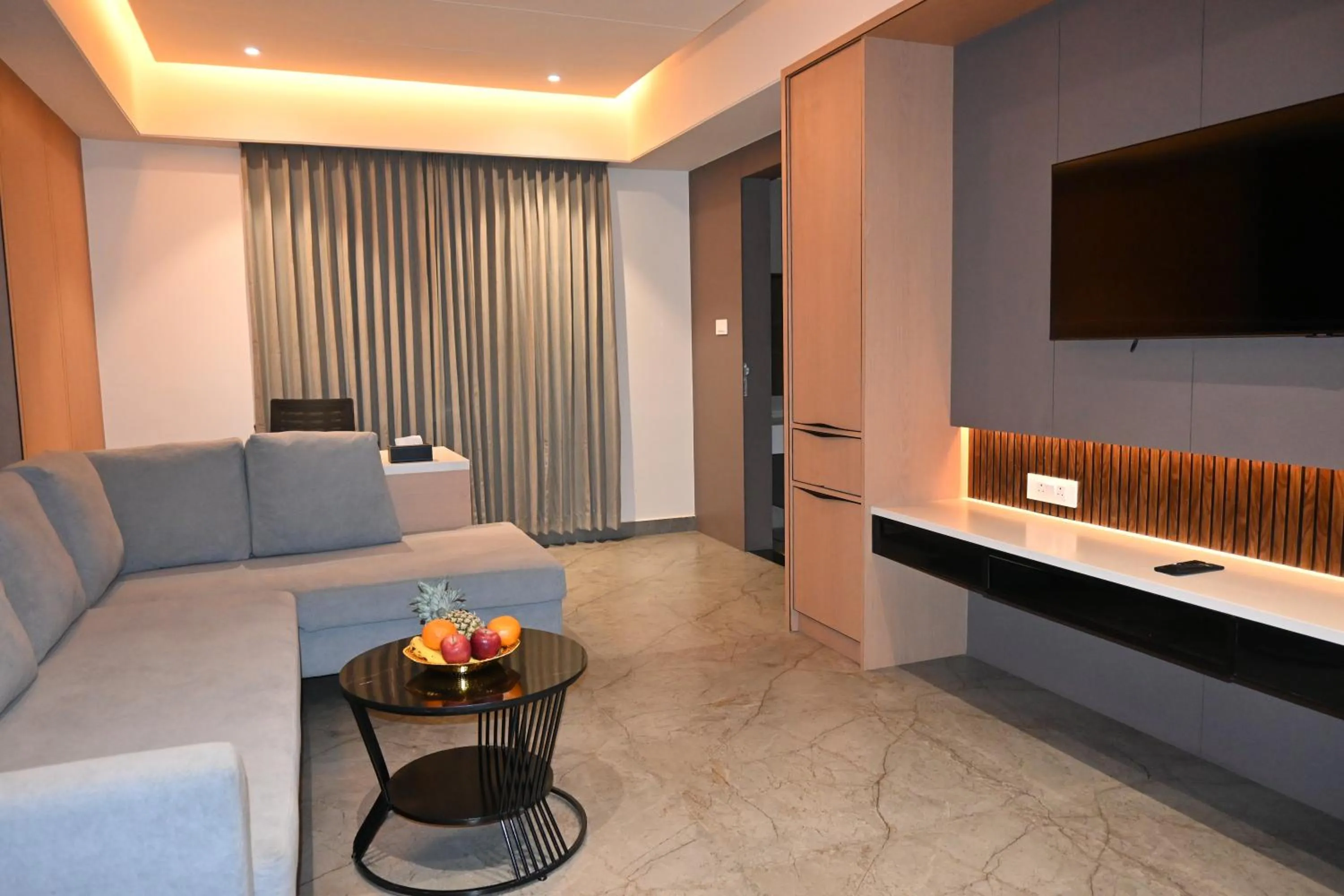 Living room in VANTARA SUITEs