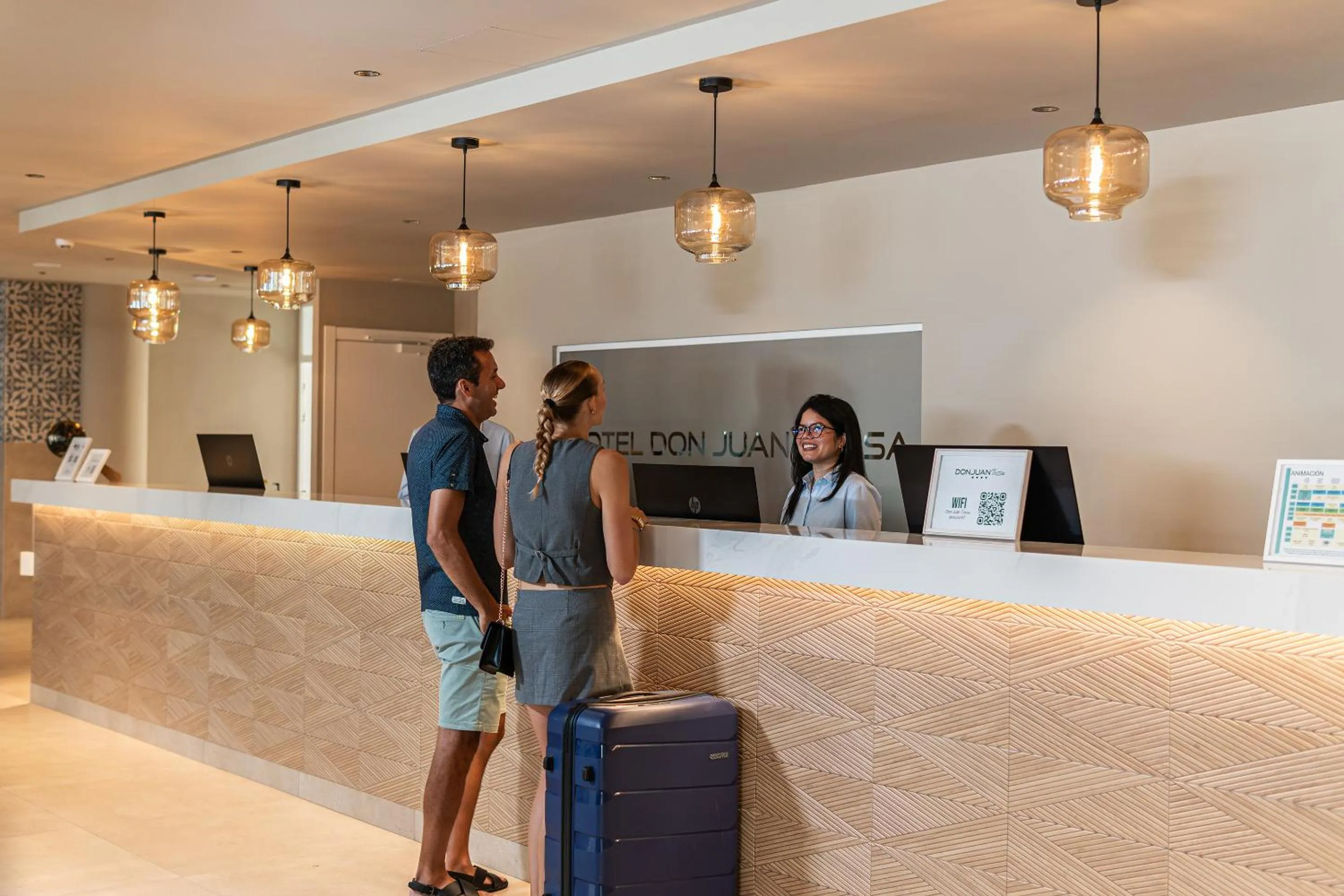 Lobby or reception in Hotel Don Juan Tossa