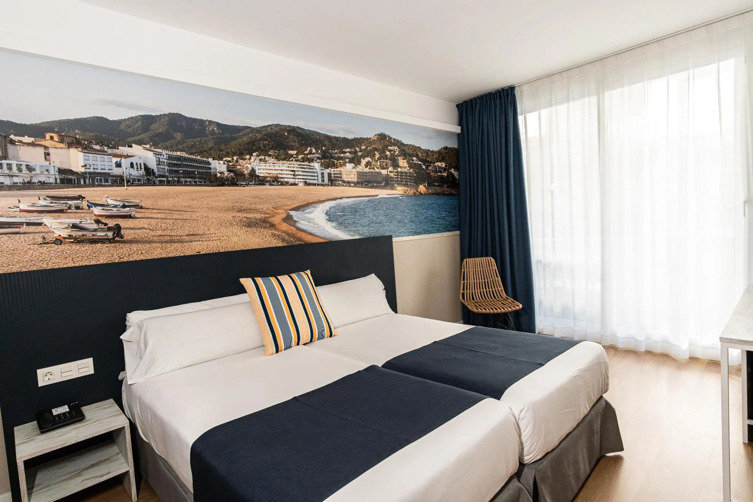 Bed in Hotel Don Juan Tossa