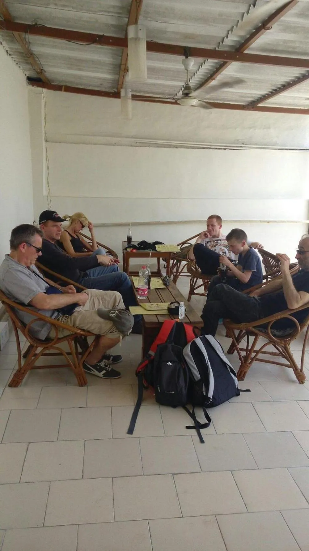 People in Vishal Hotel Near New Delhi Railway Station