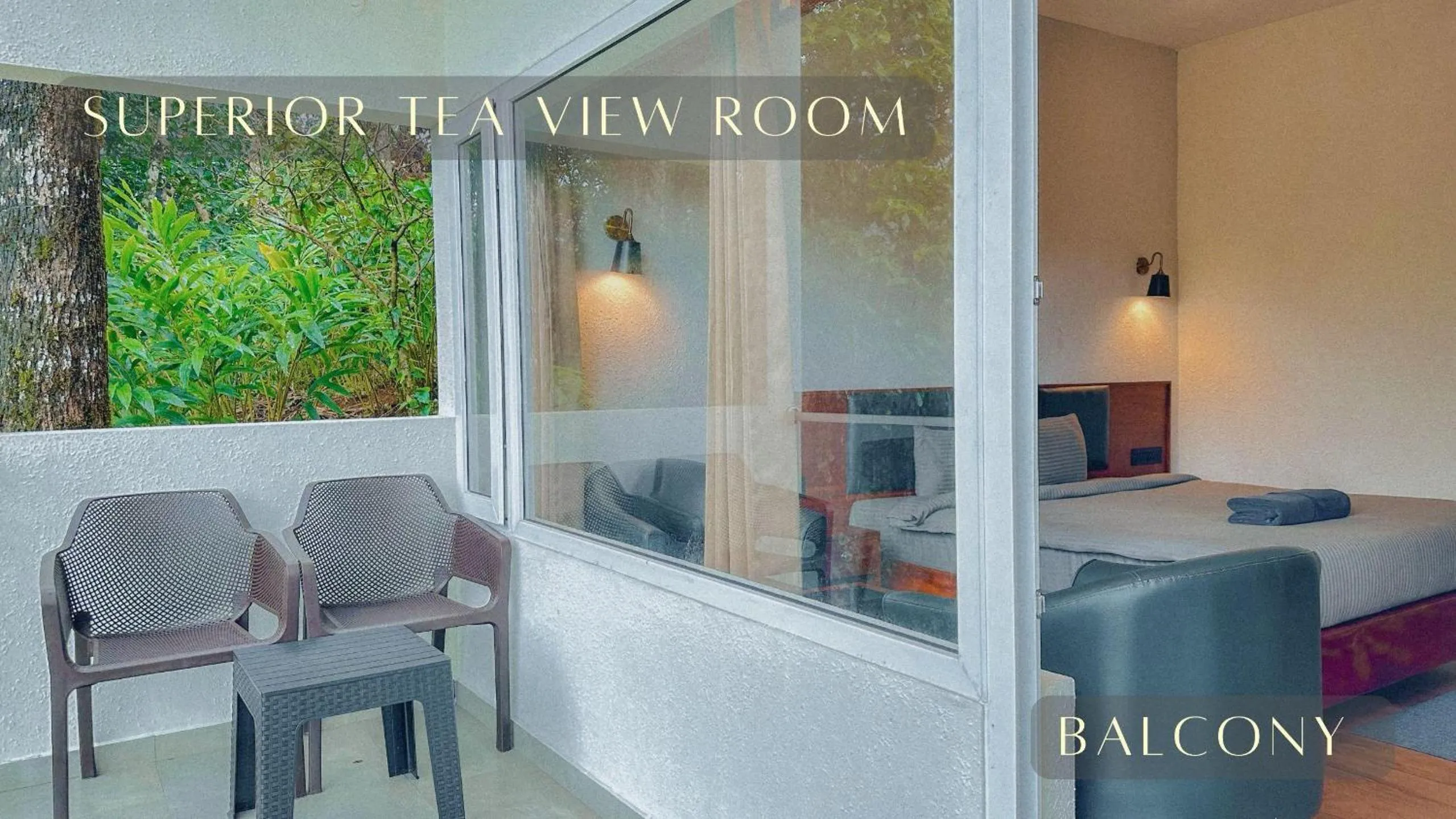 Bed in Forestscape Resort Munnar