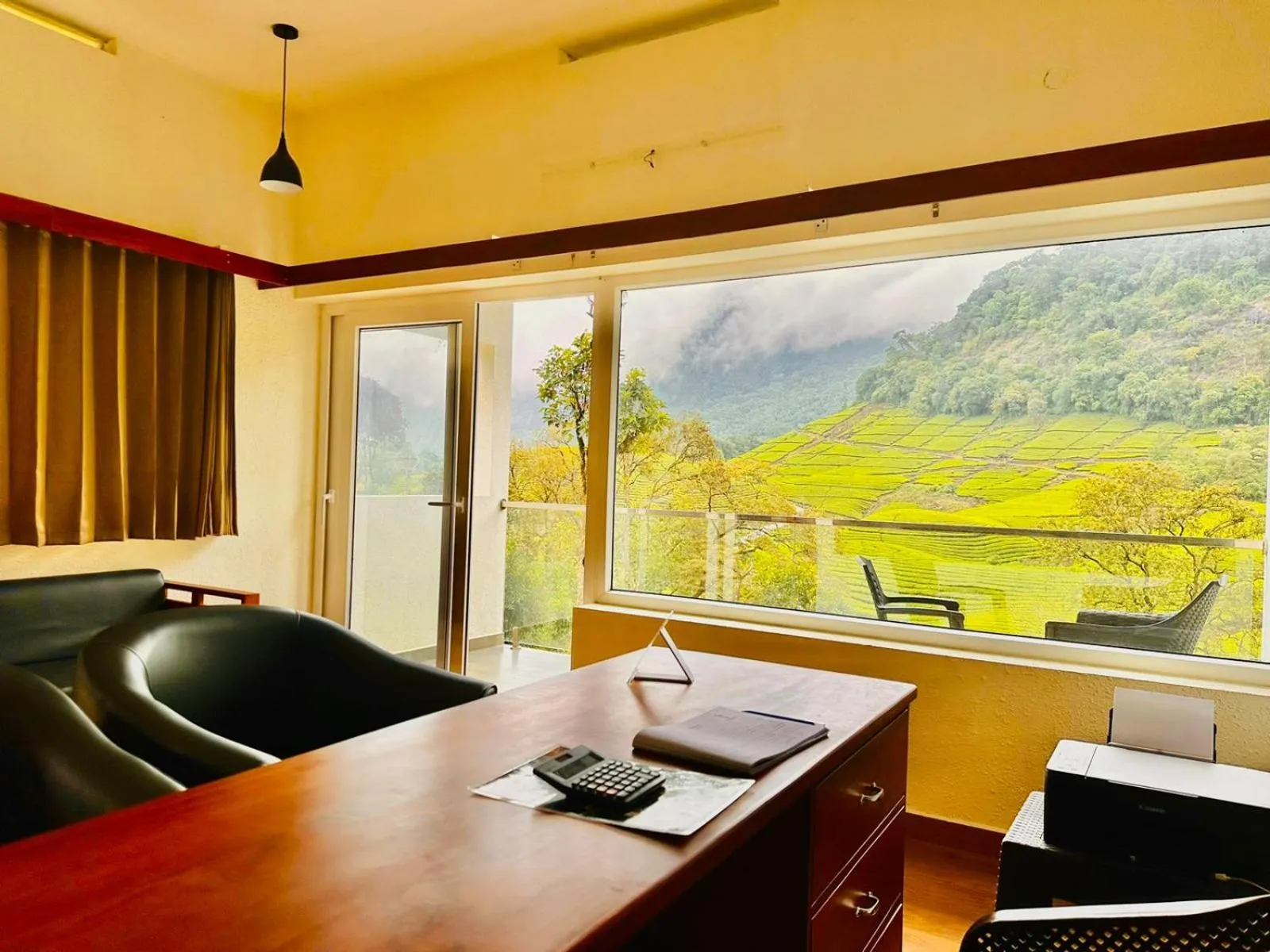 Seating area in Forestscape Resort Munnar