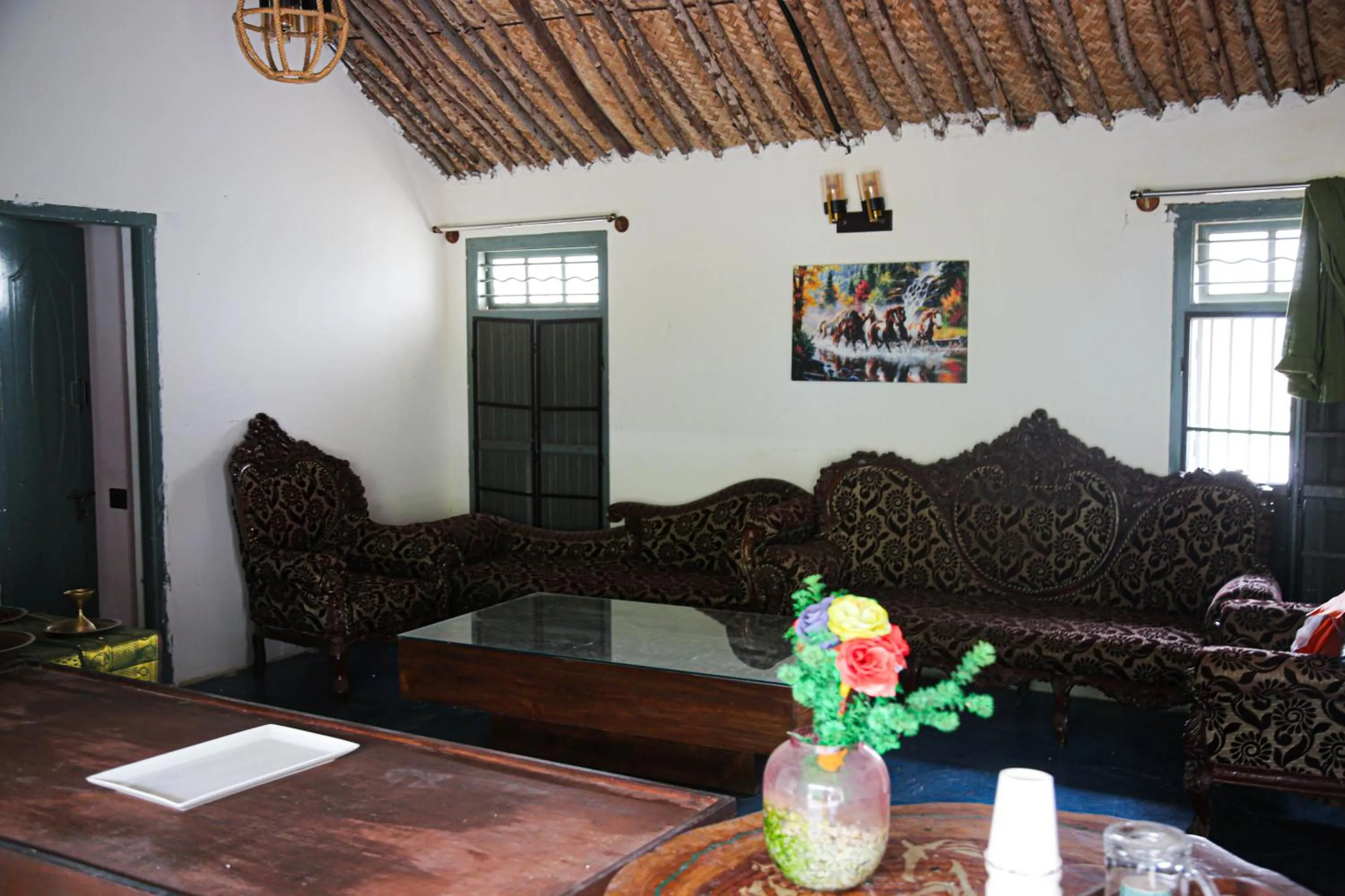 Seating area in Champions Ranch