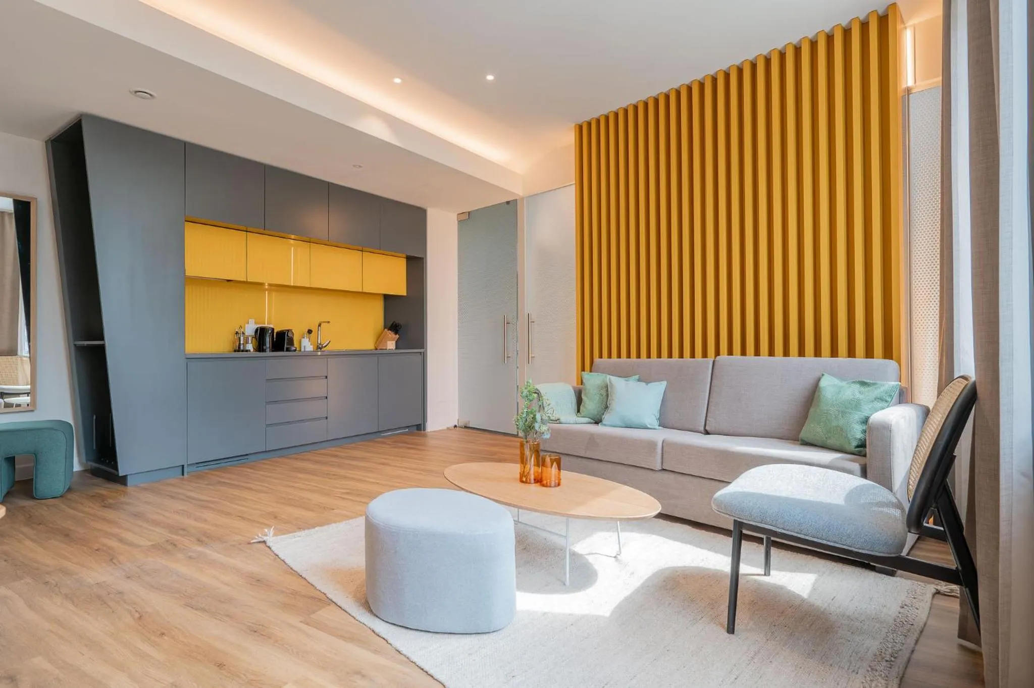 Kitchen or kitchenette in Limehome Amsterdam Gatwickstraat