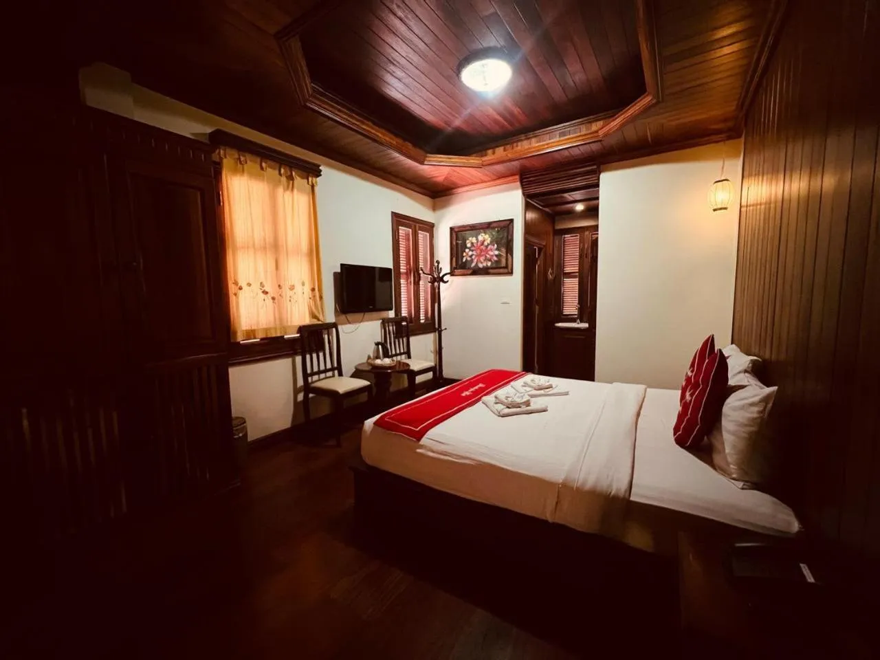 Bedroom, Bed in Pumalin Villa