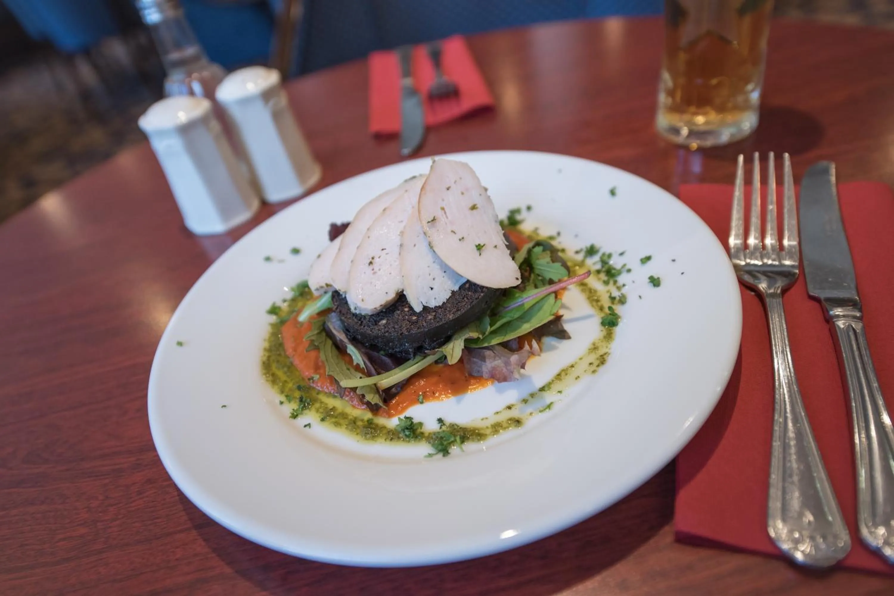 Food close-up in Salutation Hotel