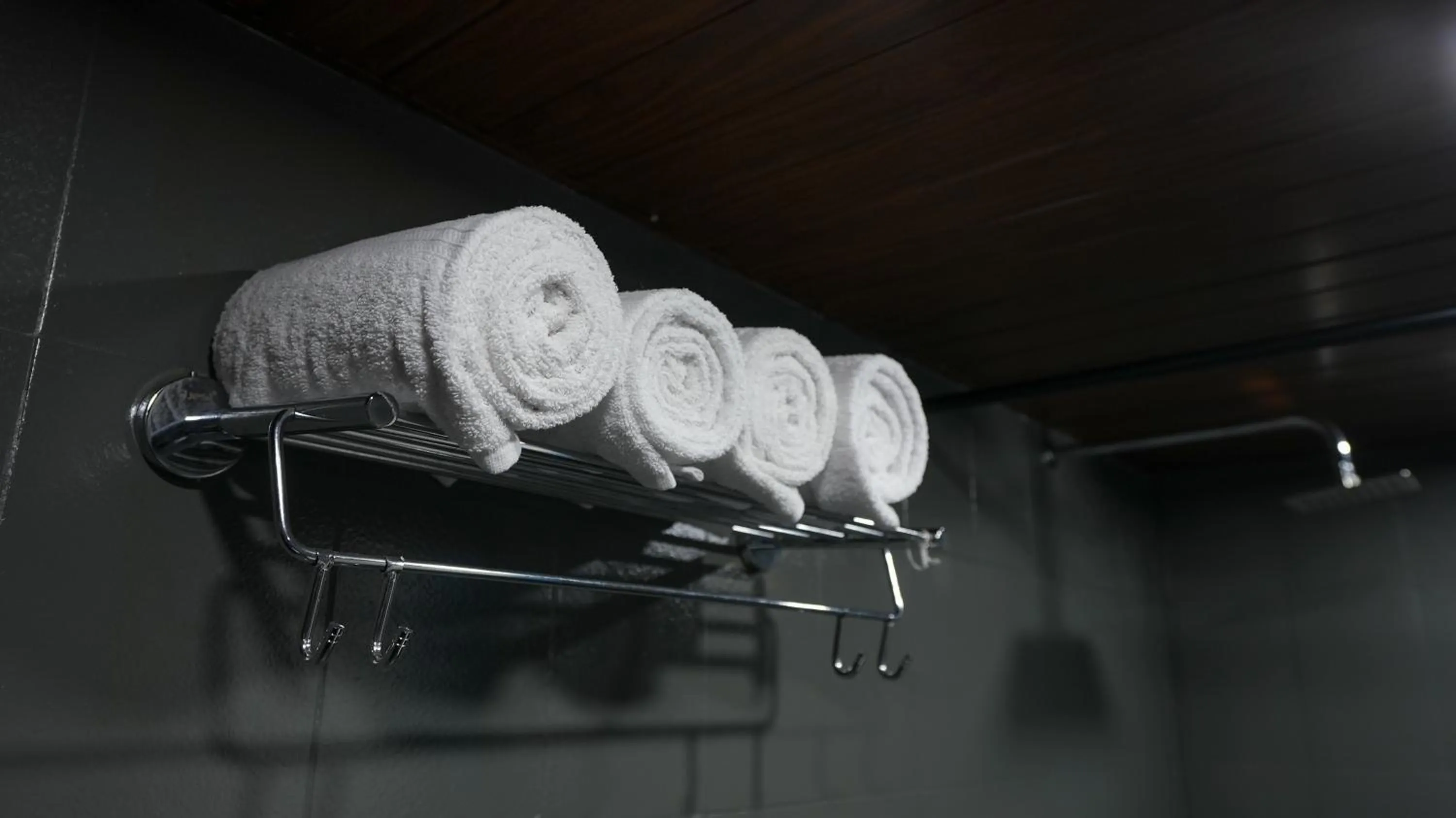 Shower in Sort By Stays, Grand Peddem, Anjuna