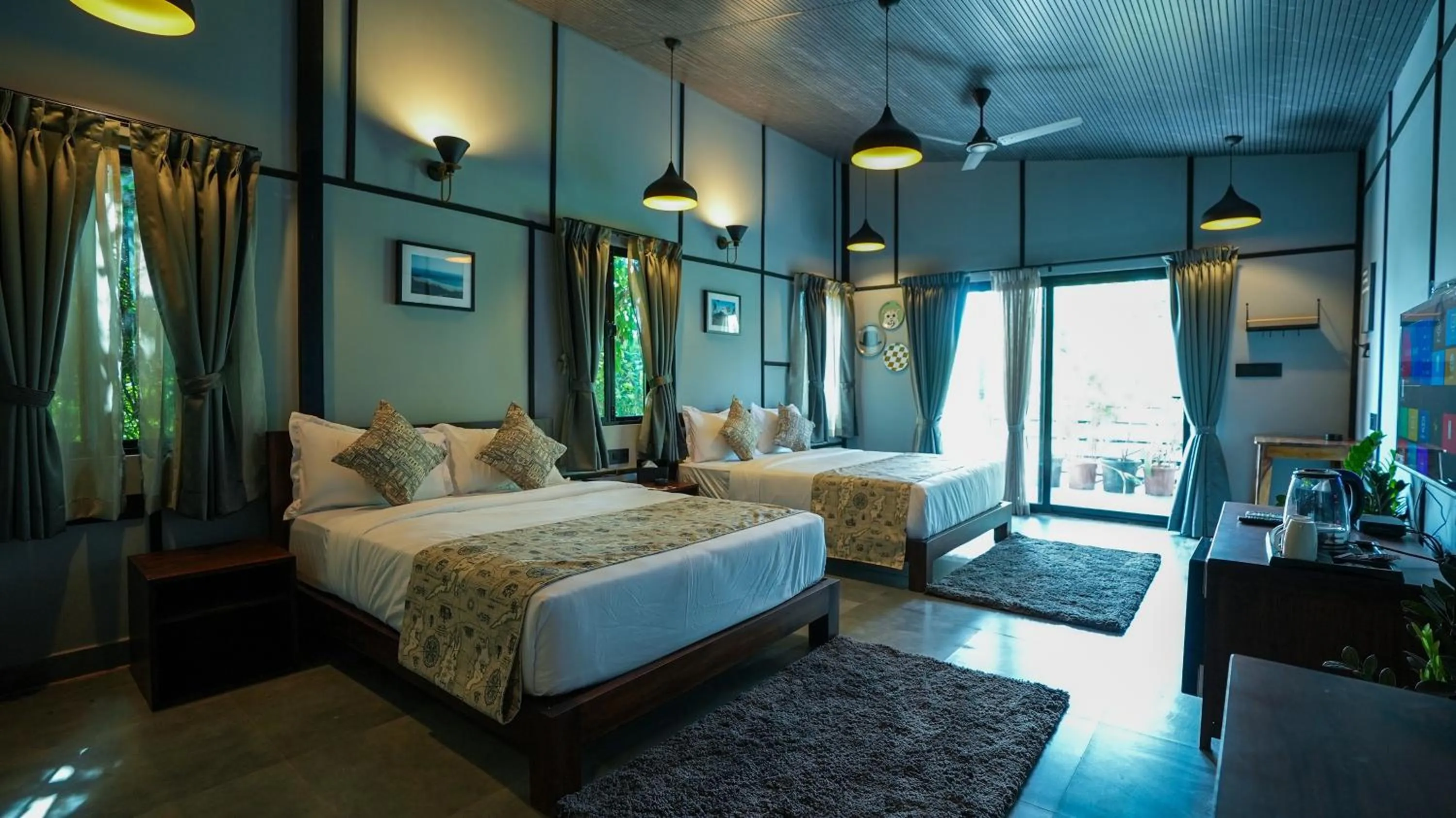 TV and multimedia, Bed in Sort By Stays, Grand Peddem, Anjuna