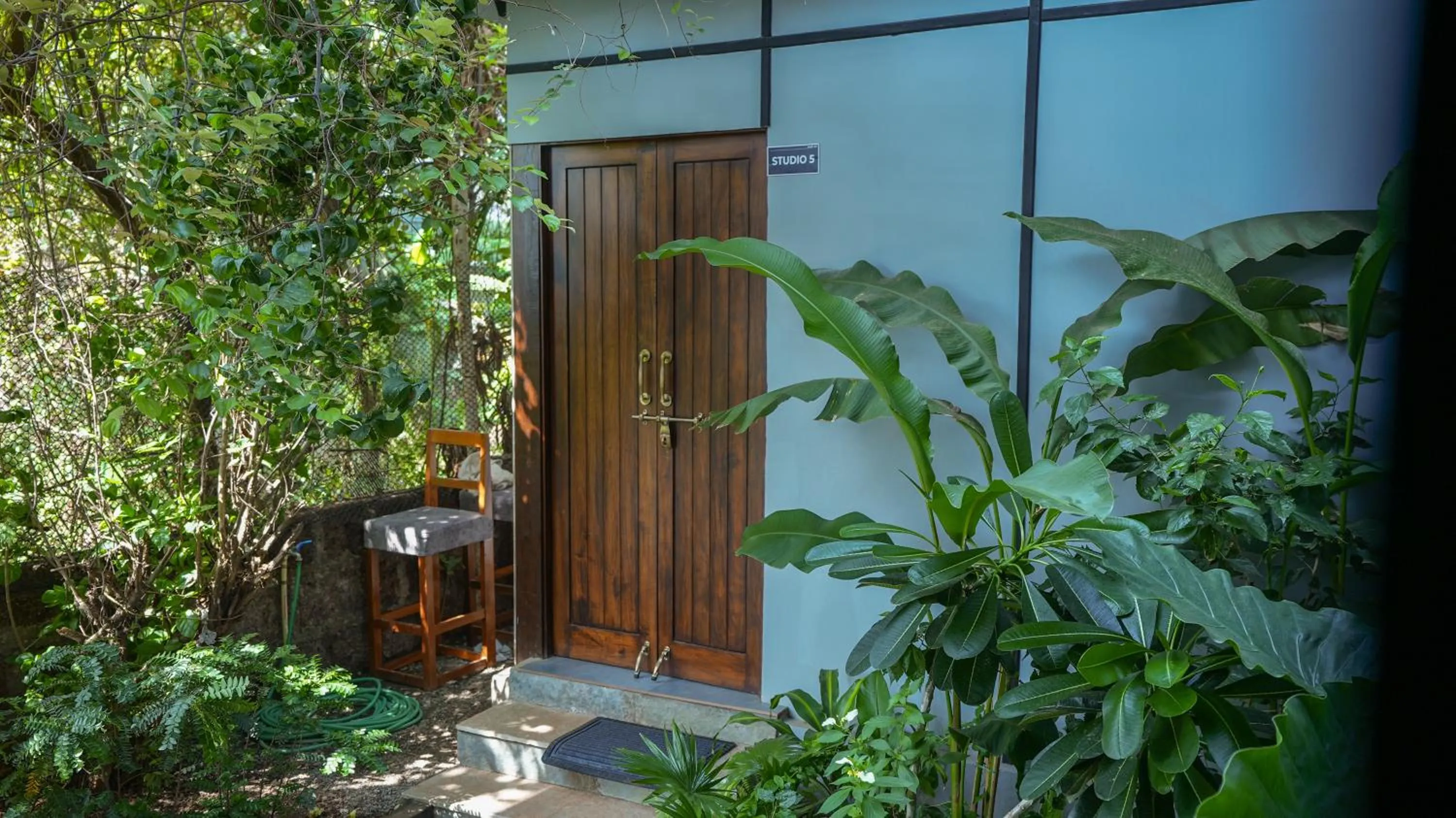 Garden in Sort By Stays, Grand Peddem, Anjuna