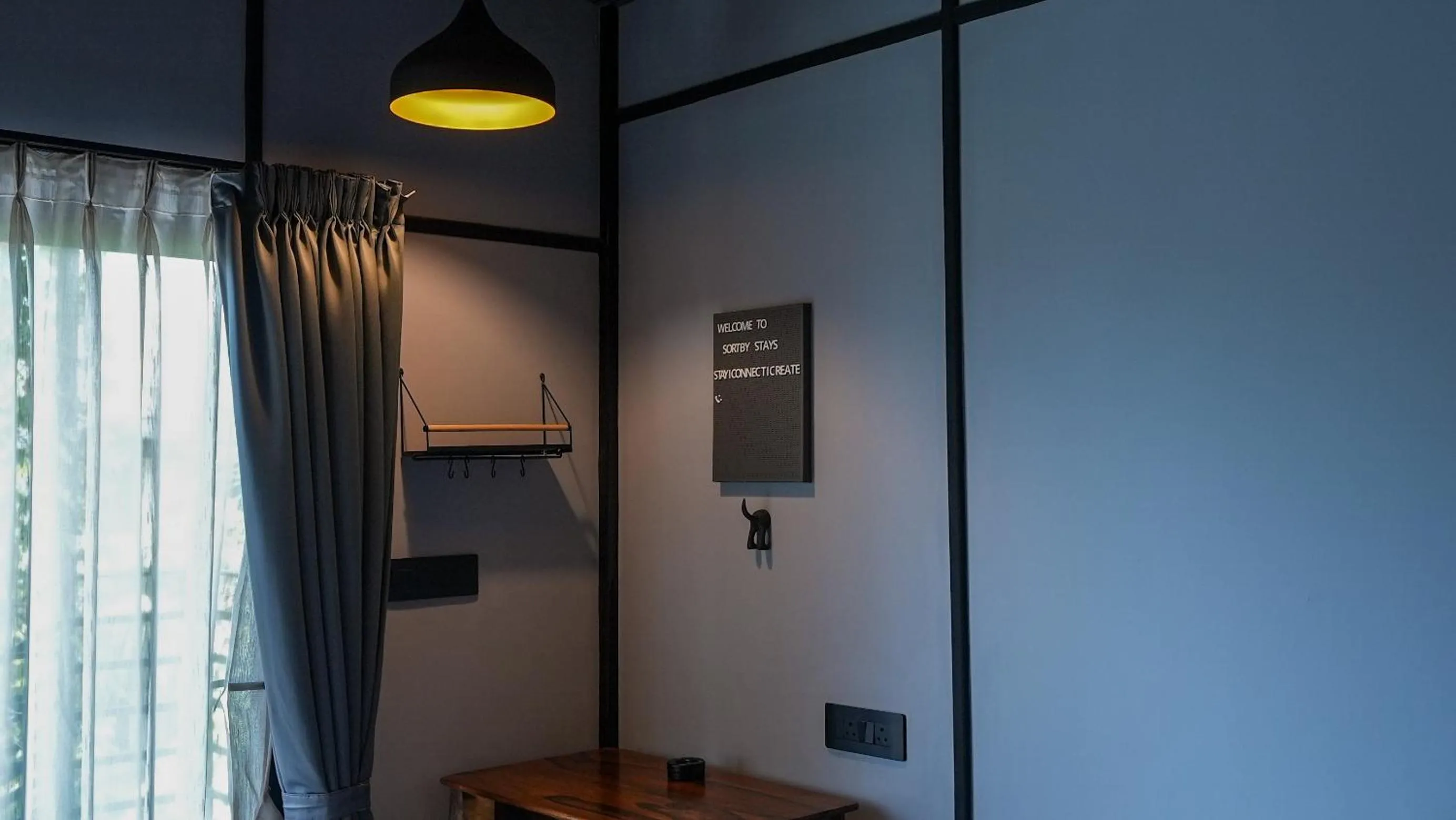 Decorative detail in Sort By Stays, Grand Peddem, Anjuna