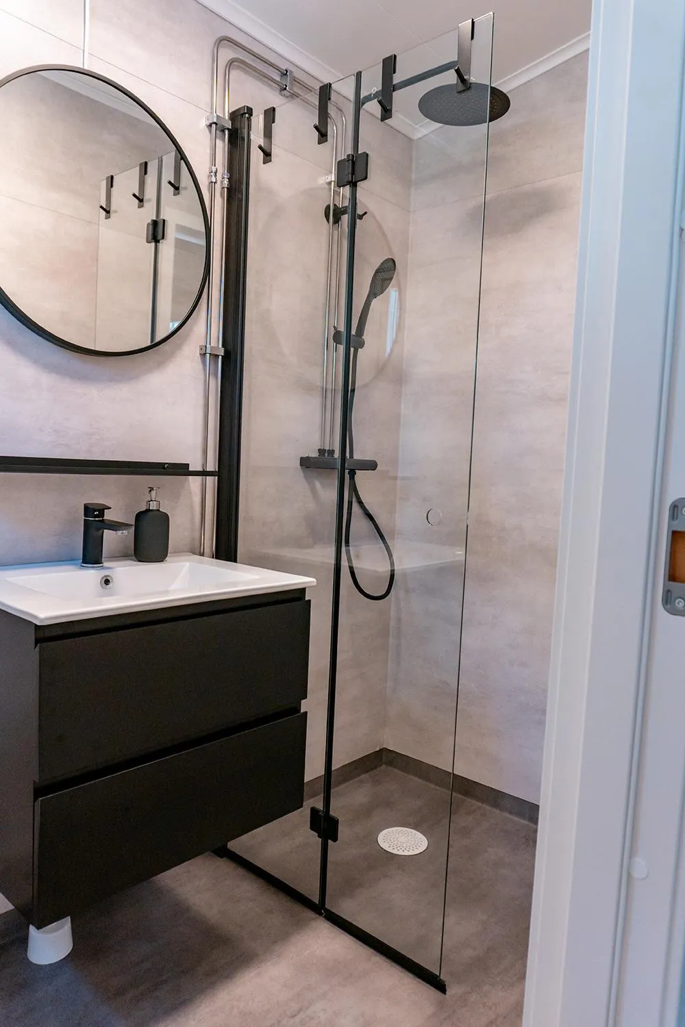 Shower in Perchlodge