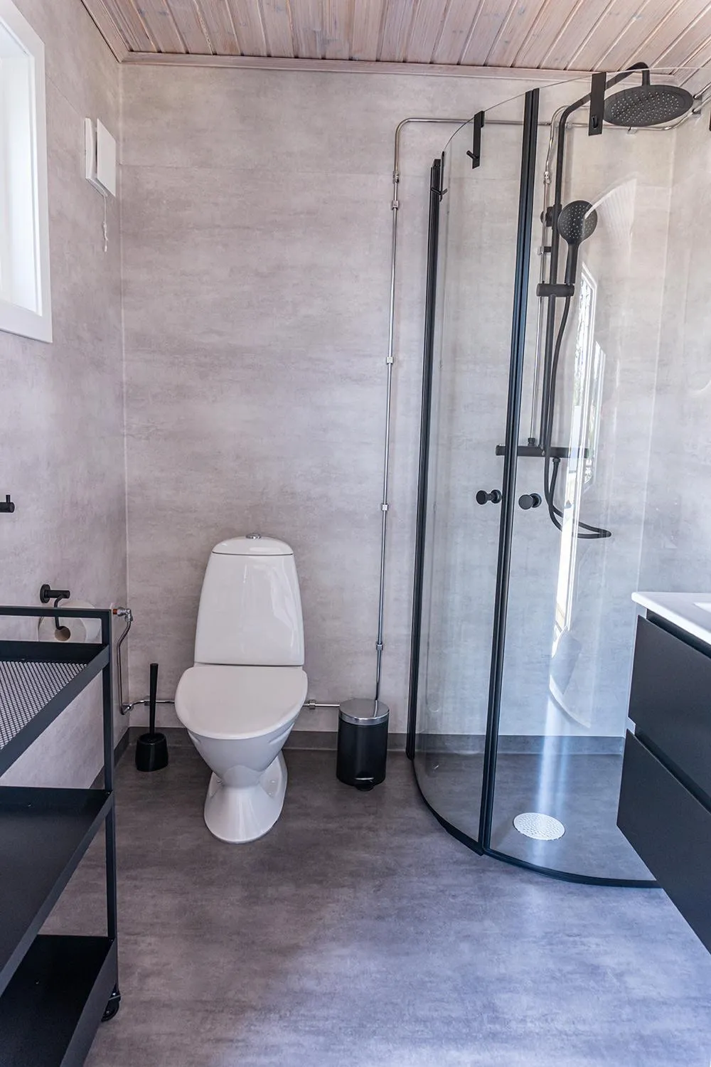 Shower in Perchlodge