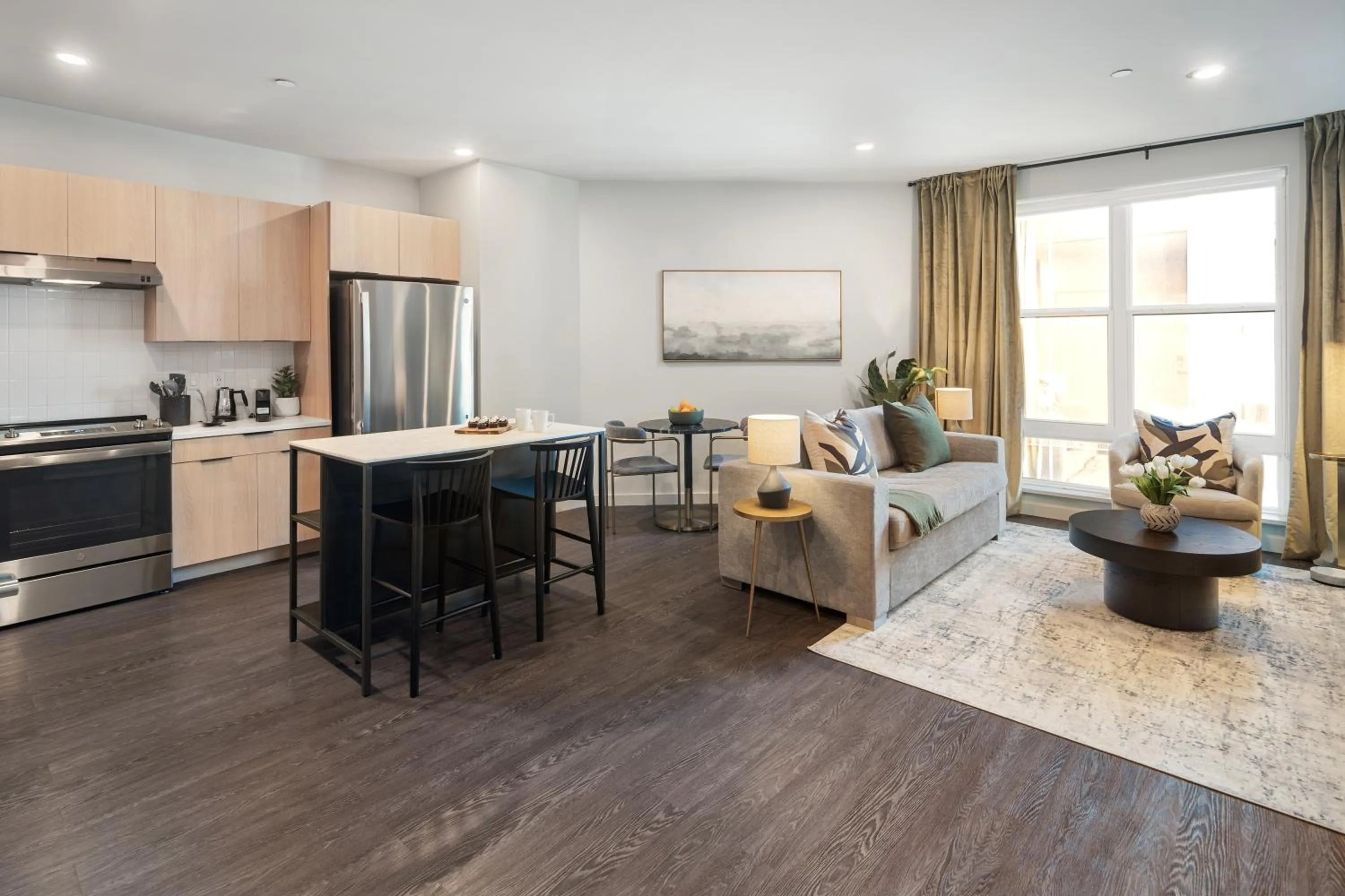 Kitchen or kitchenette in Luxury Apartments by Hyatus at The Asher