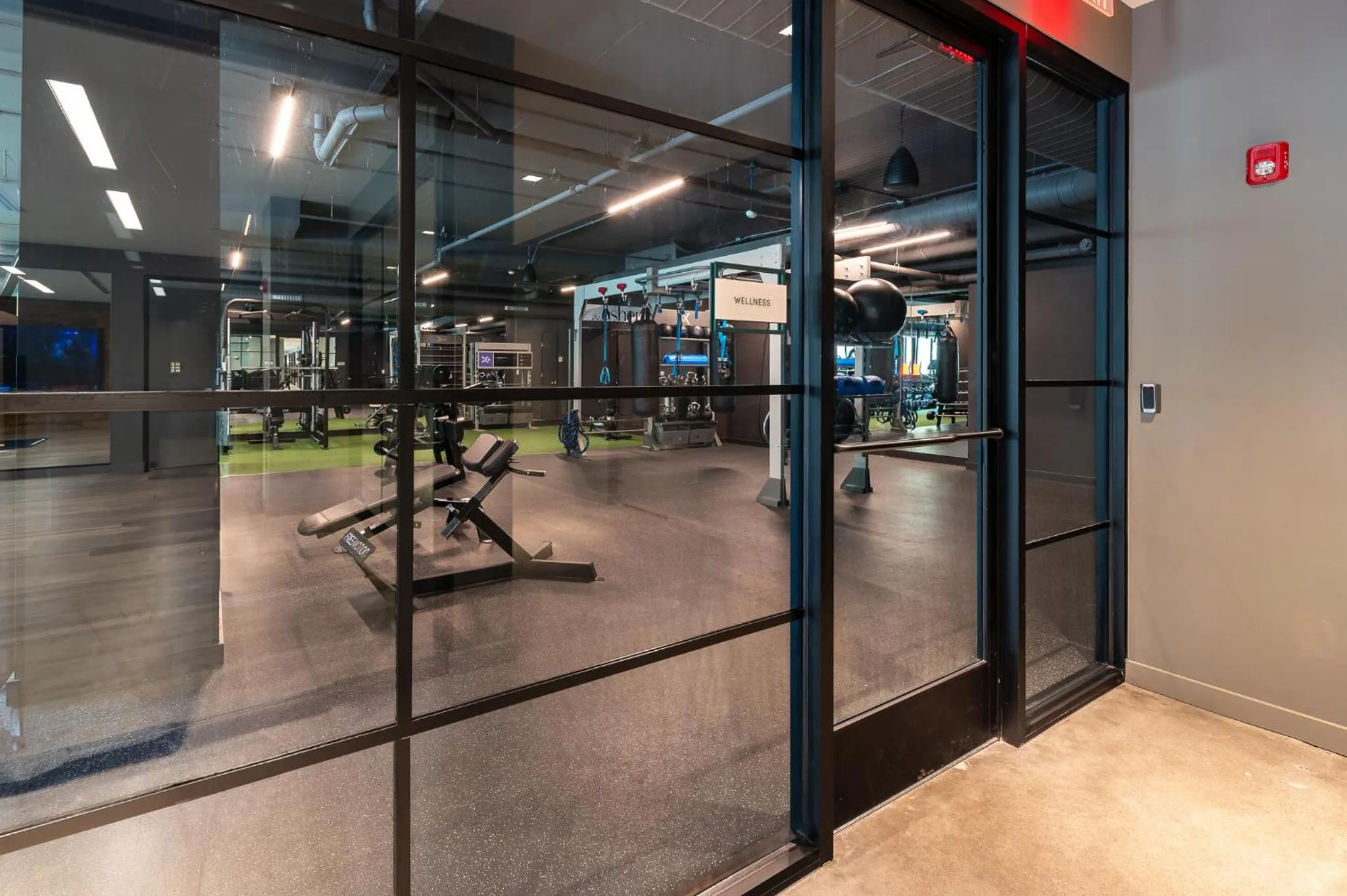 Fitness centre/facilities in Luxury Apartments by Hyatus at The Asher