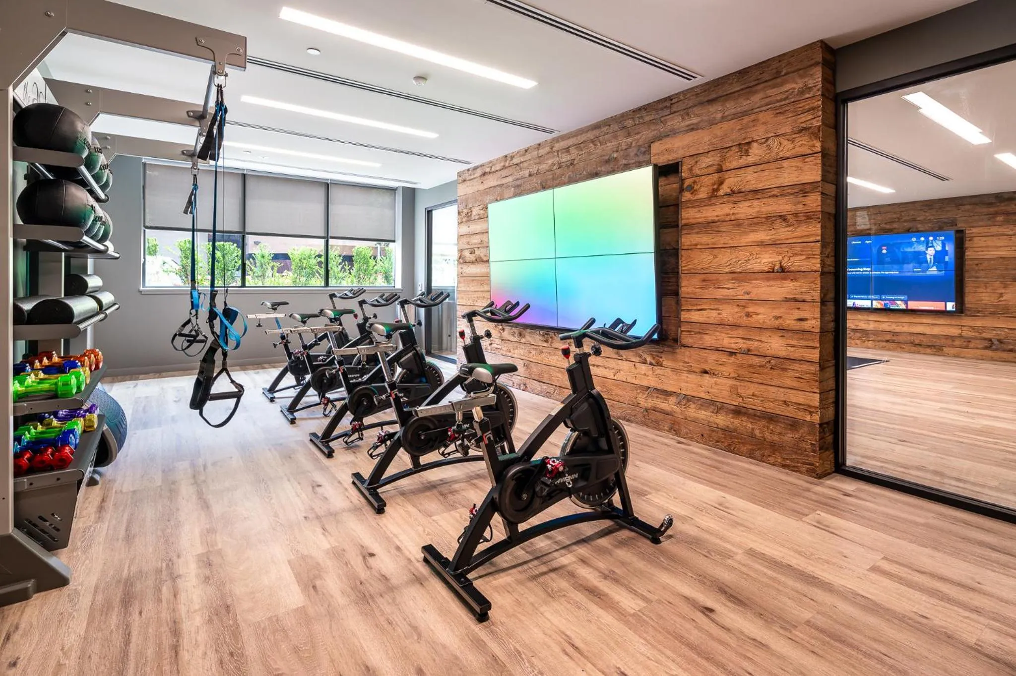 Fitness centre/facilities in Luxury Apartments by Hyatus at The Asher