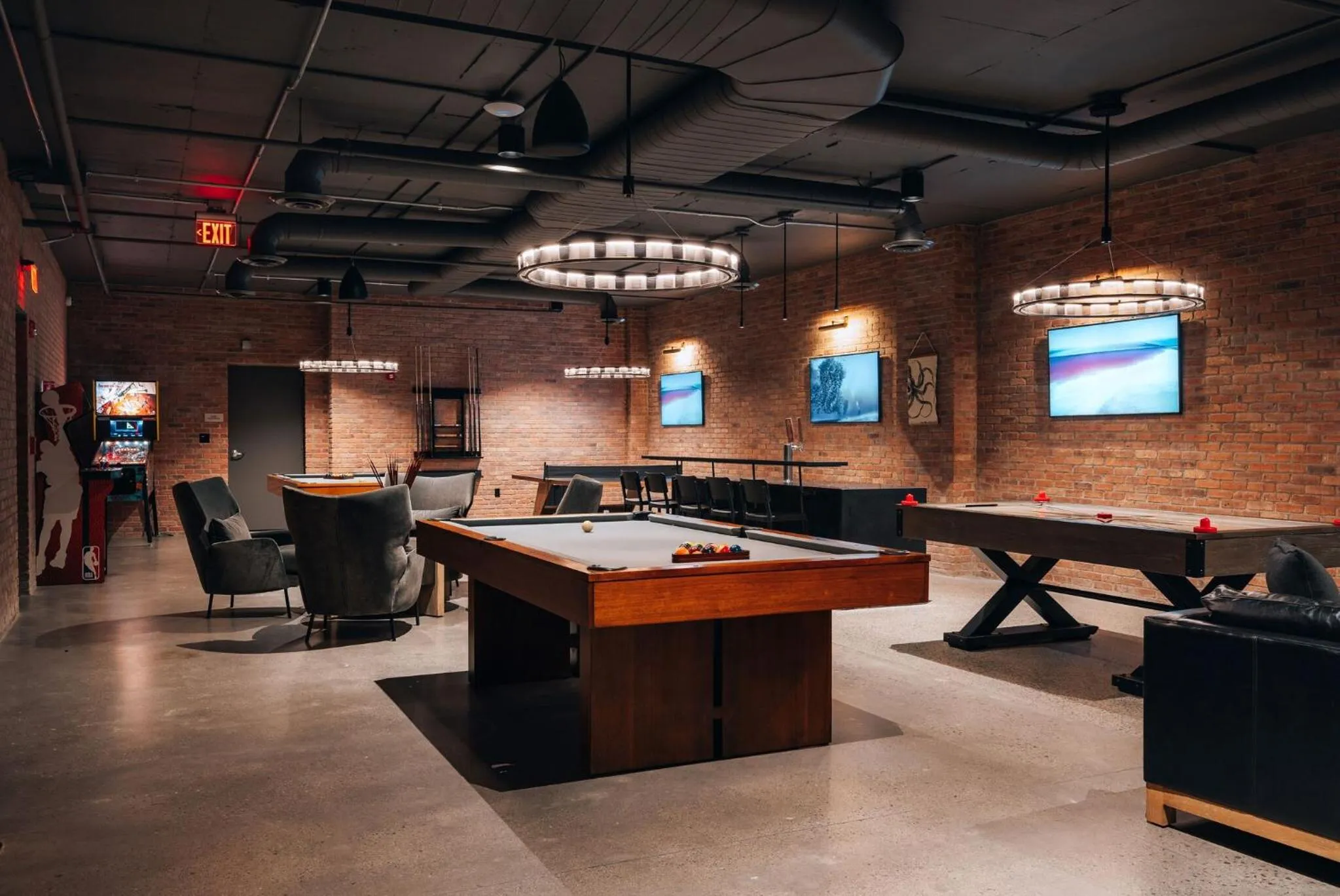 Billiard in Luxury Apartments by Hyatus at The Asher