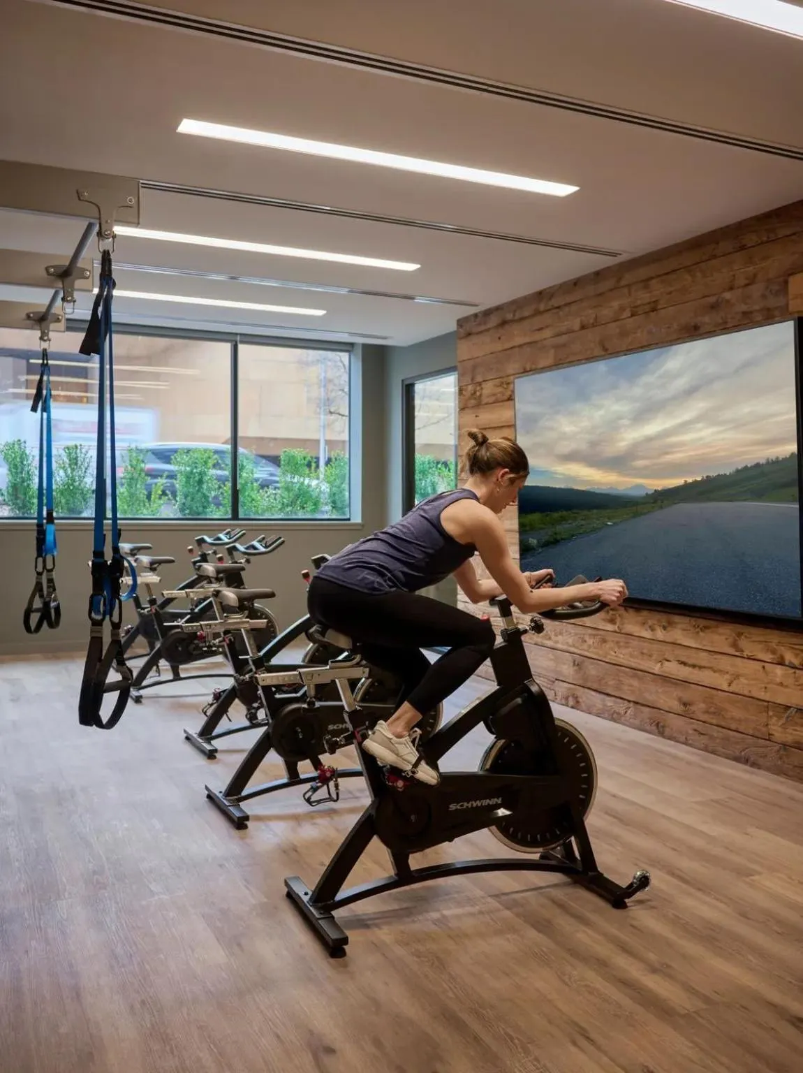 Fitness centre/facilities in Luxury Apartments by Hyatus at The Asher