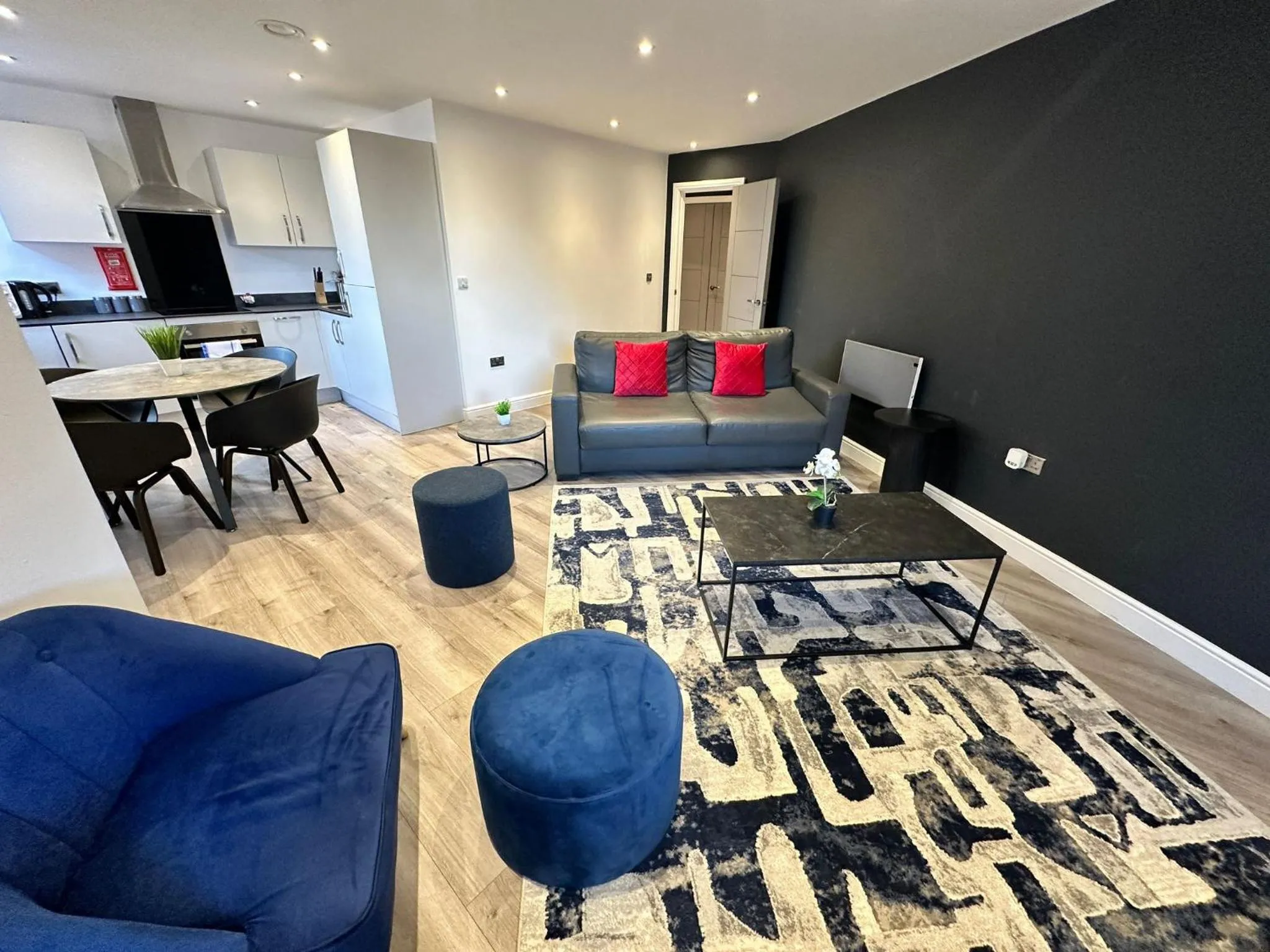 Kitchen or kitchenette in Dale Street Apartments Liverpool by Beehosting