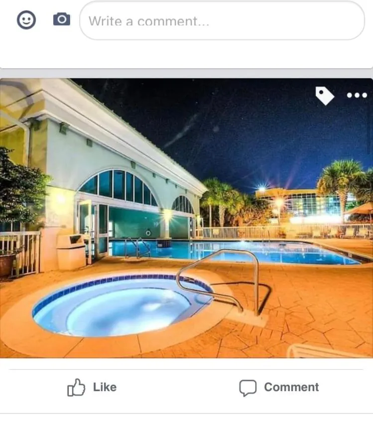 Pool view in Celadon Beach Resort