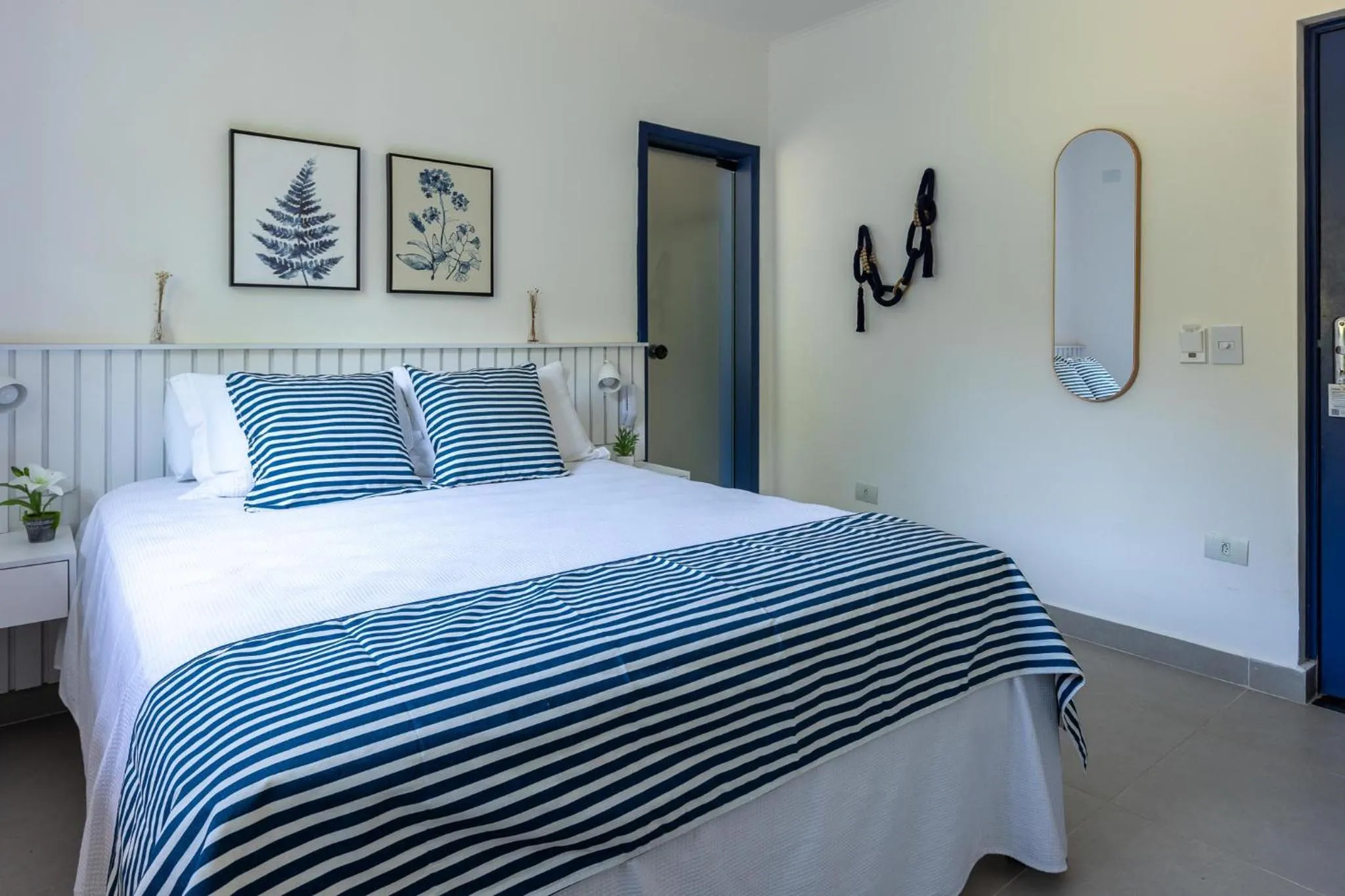 Bed in Pousada Paraíso Almada