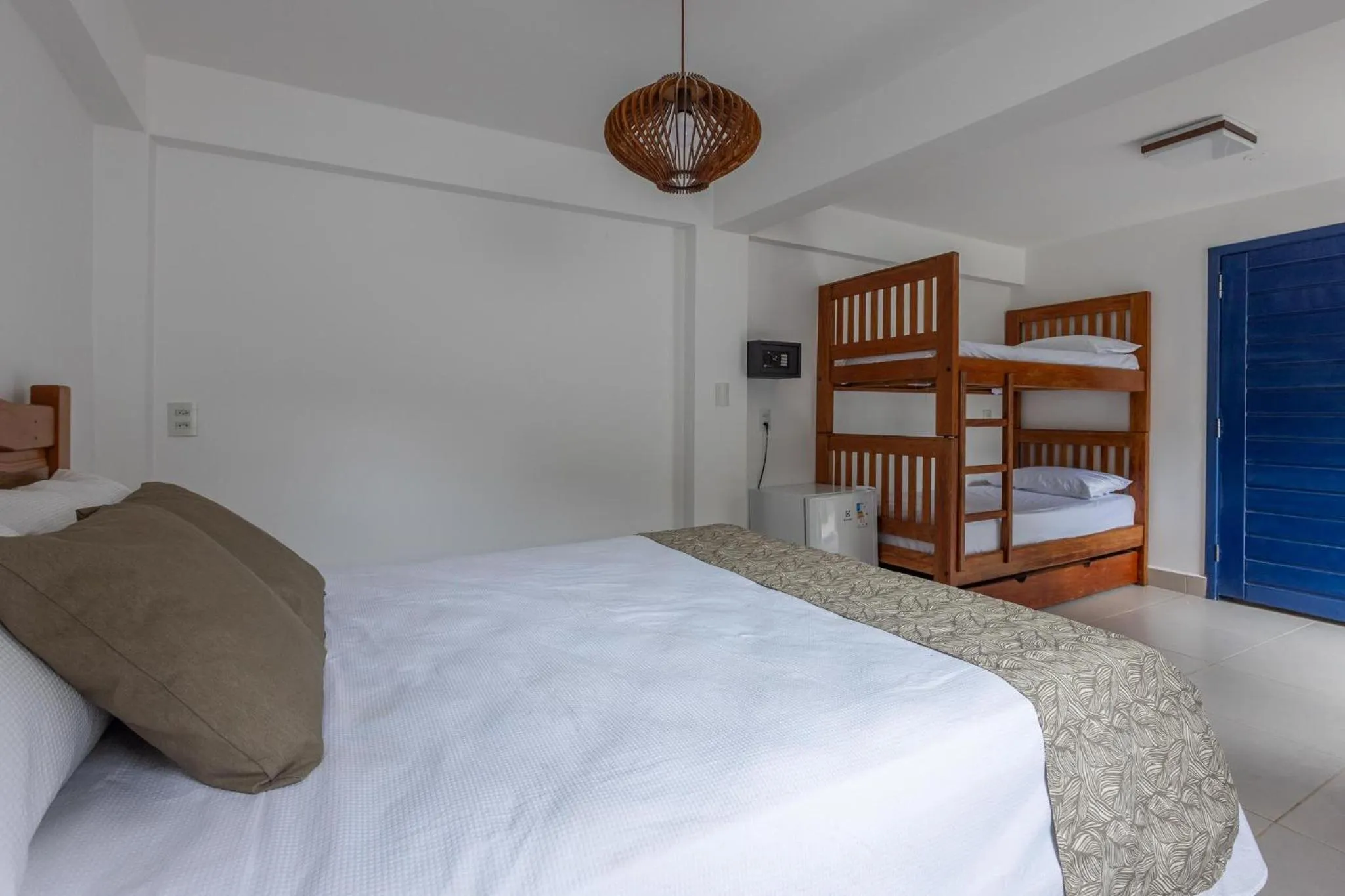 Bed in Pousada Paraíso Almada