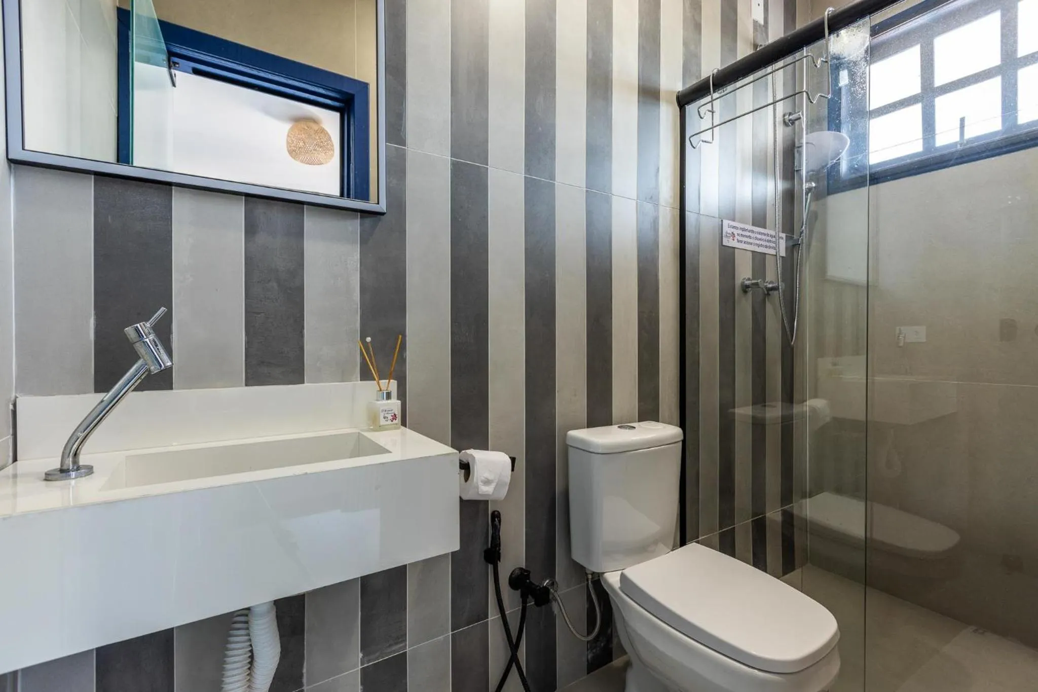 Shower in Pousada Paraíso Almada