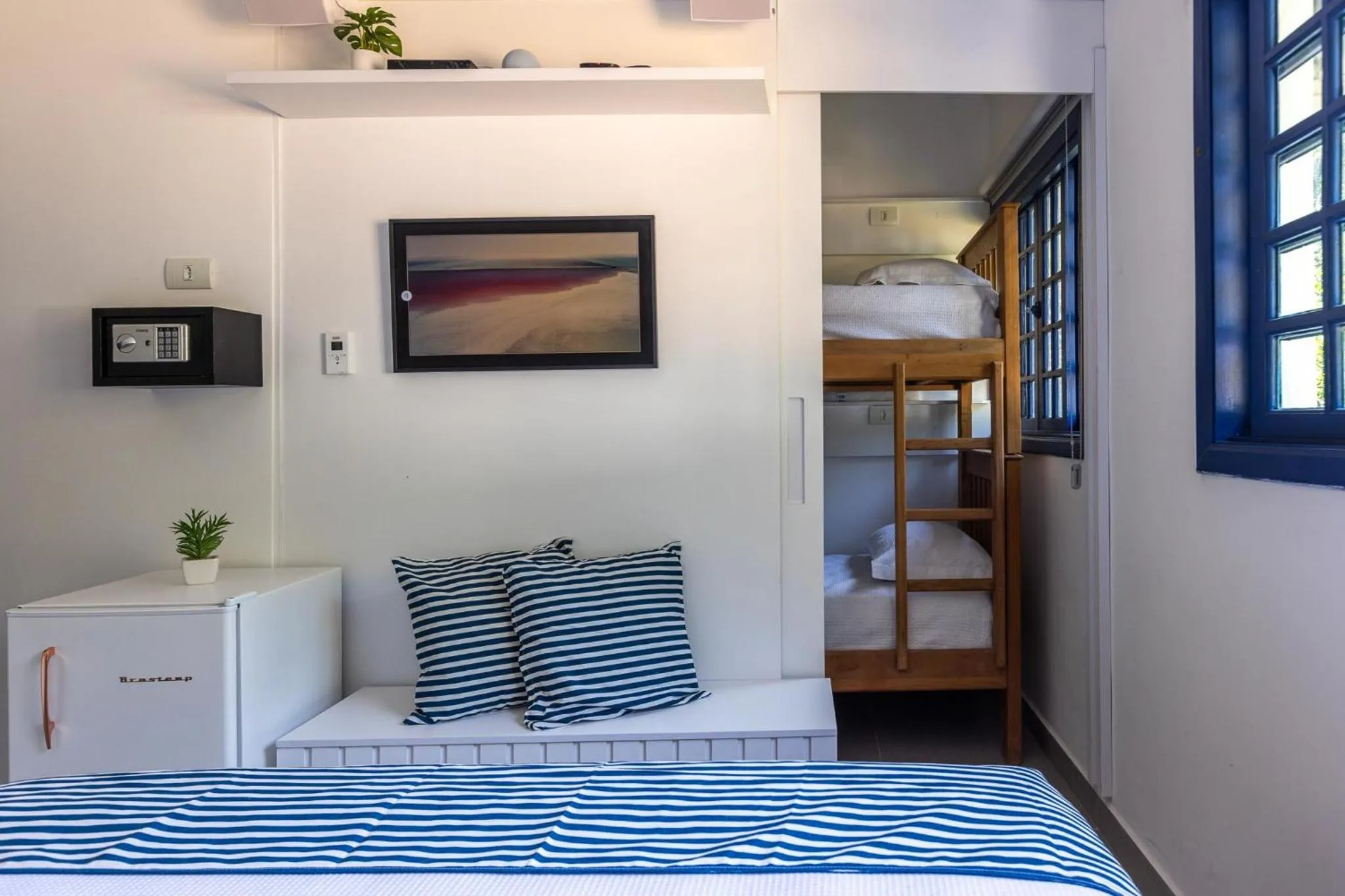 Bed in Pousada Paraíso Almada