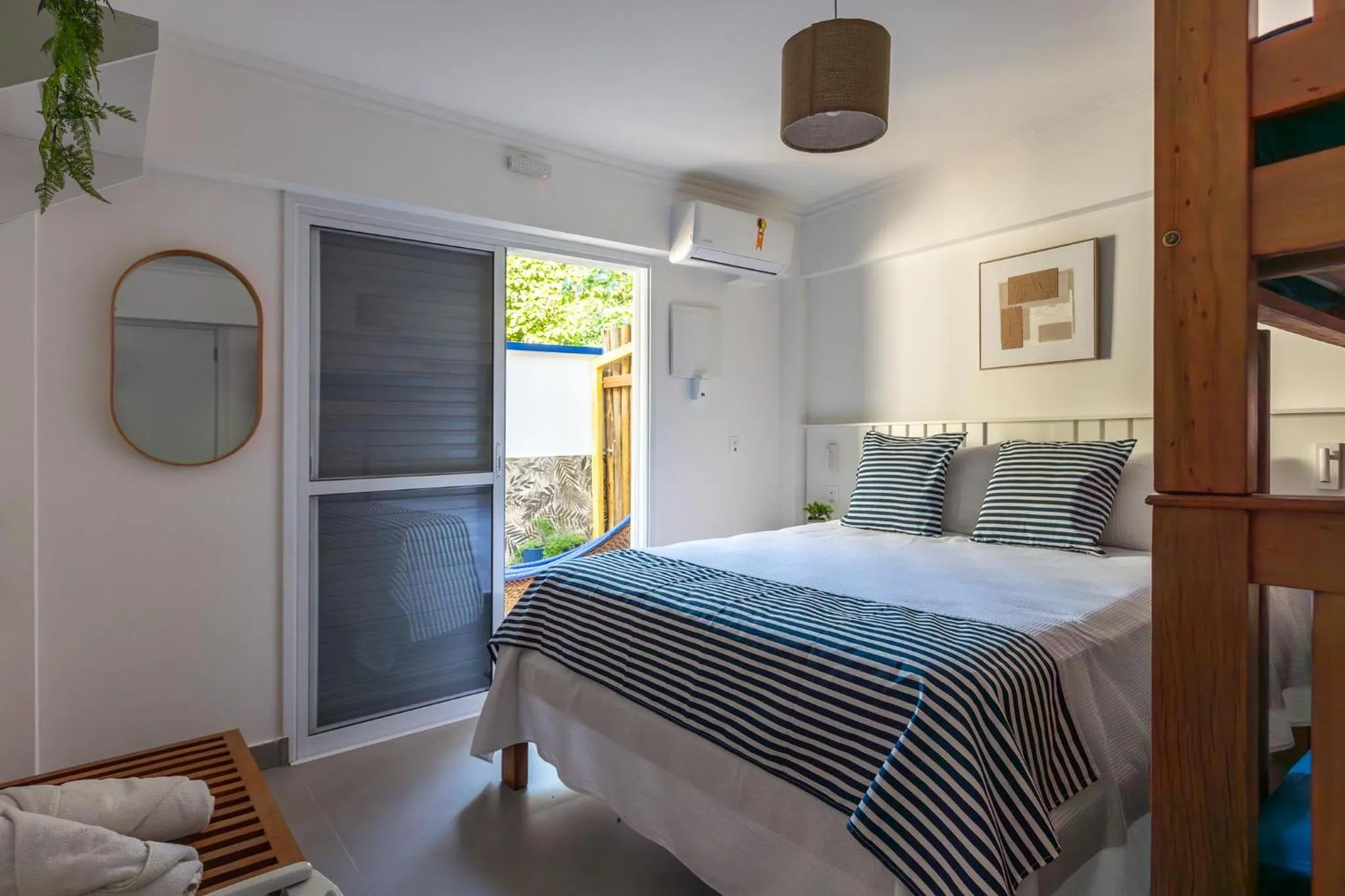 Bed in Pousada Paraíso Almada