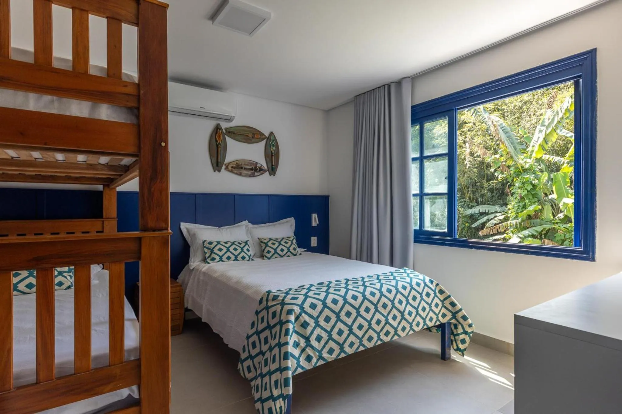 Bed in Pousada Paraíso Almada