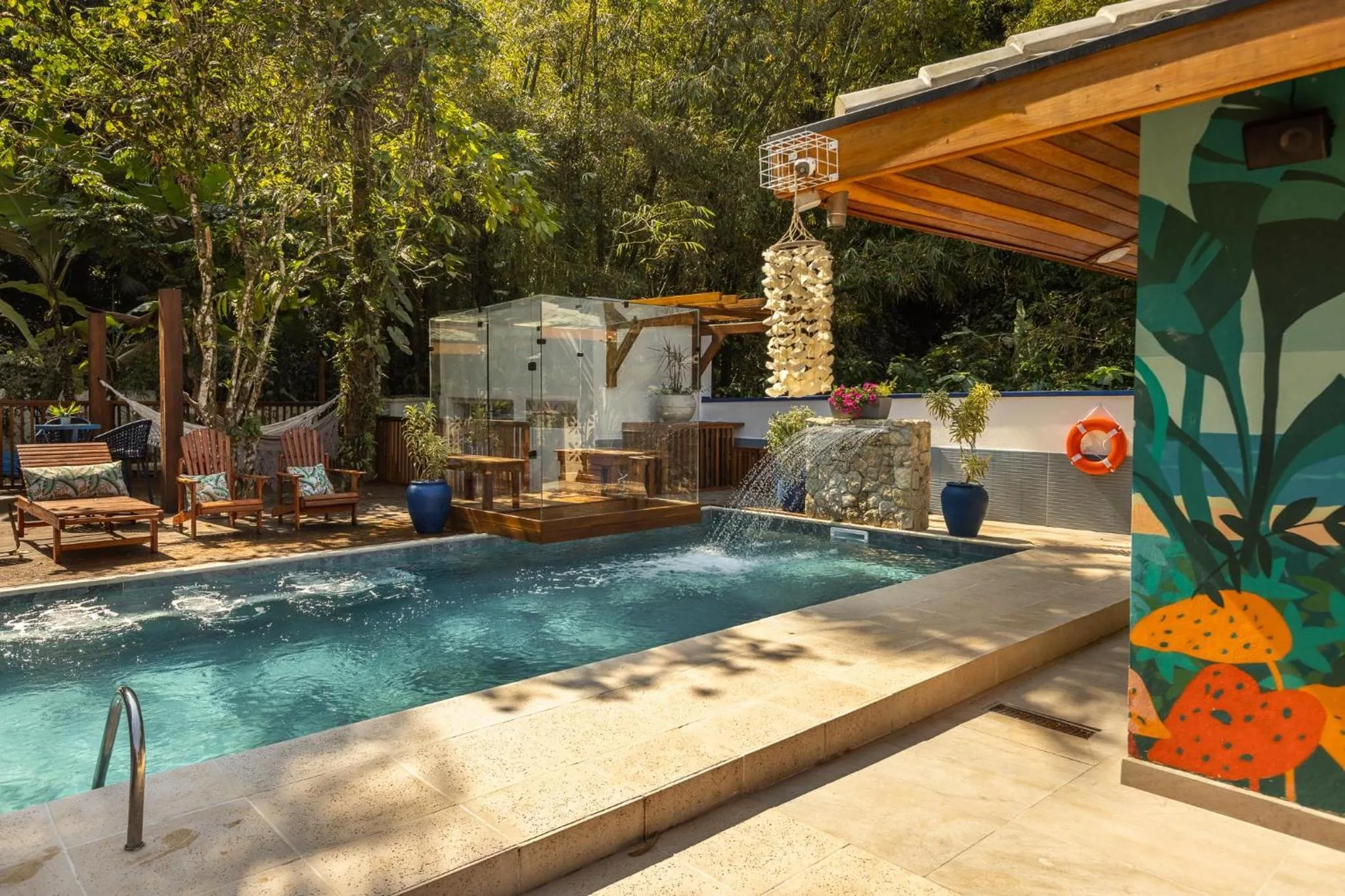 Sauna in Pousada Paraíso Almada