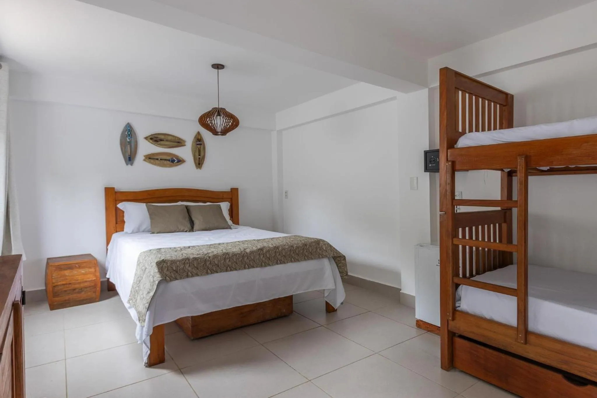 Bed in Pousada Paraíso Almada