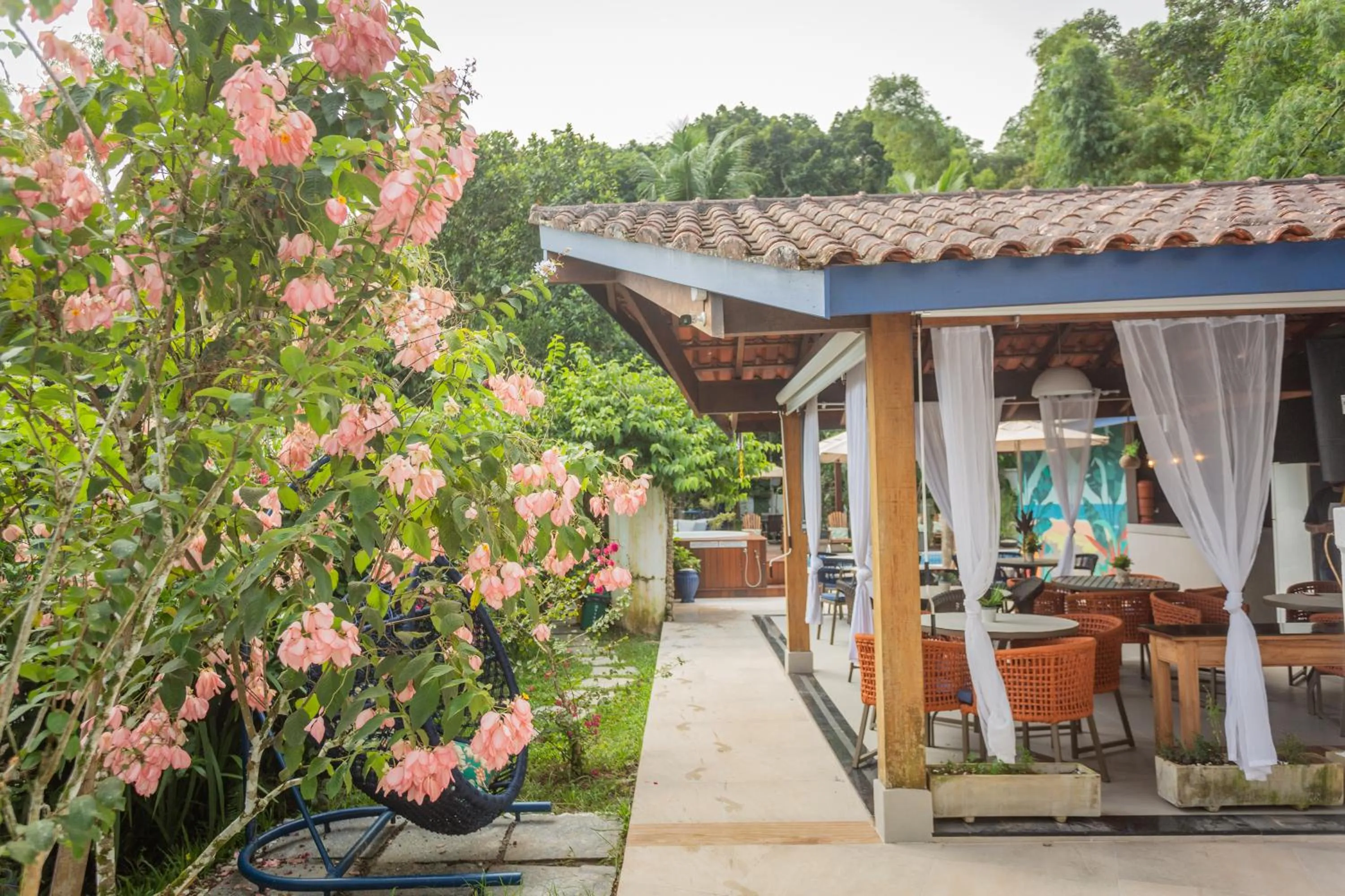 Patio in Pousada Paraíso Almada