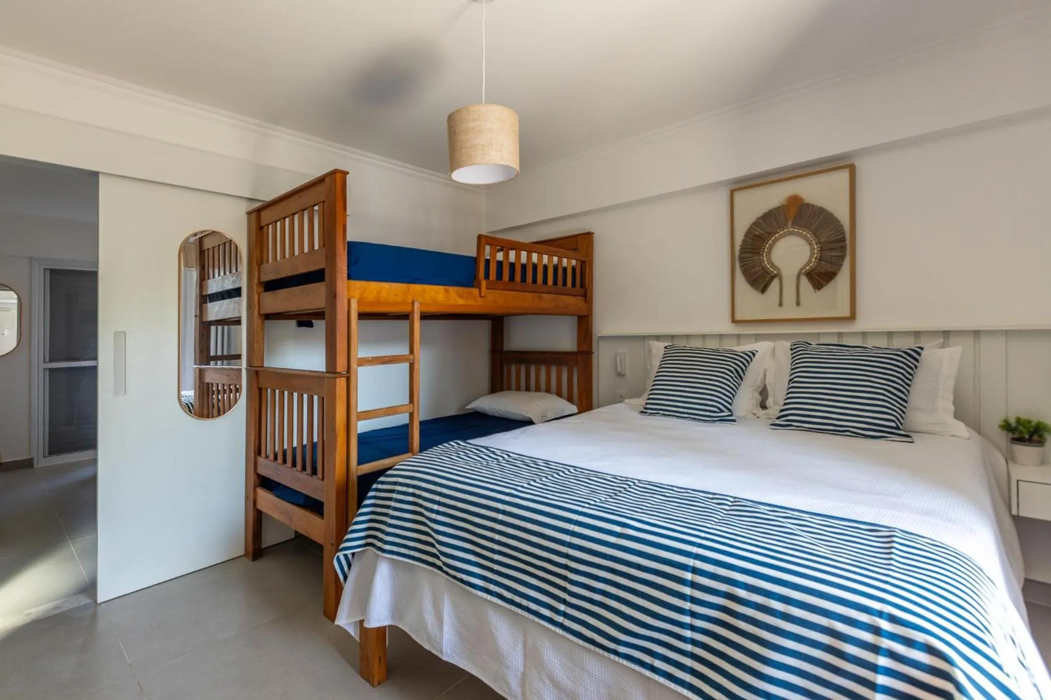 Bed in Pousada Paraíso Almada