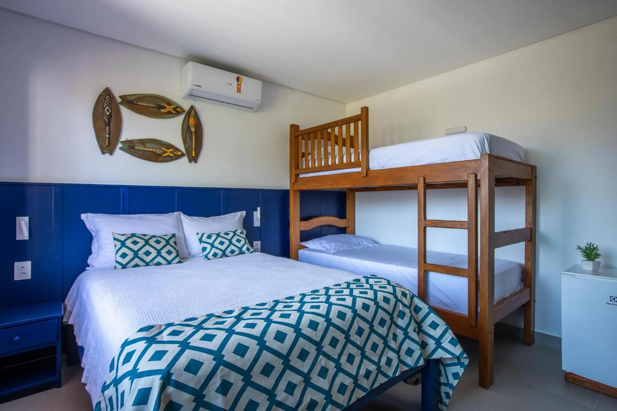 Bed in Pousada Paraíso Almada