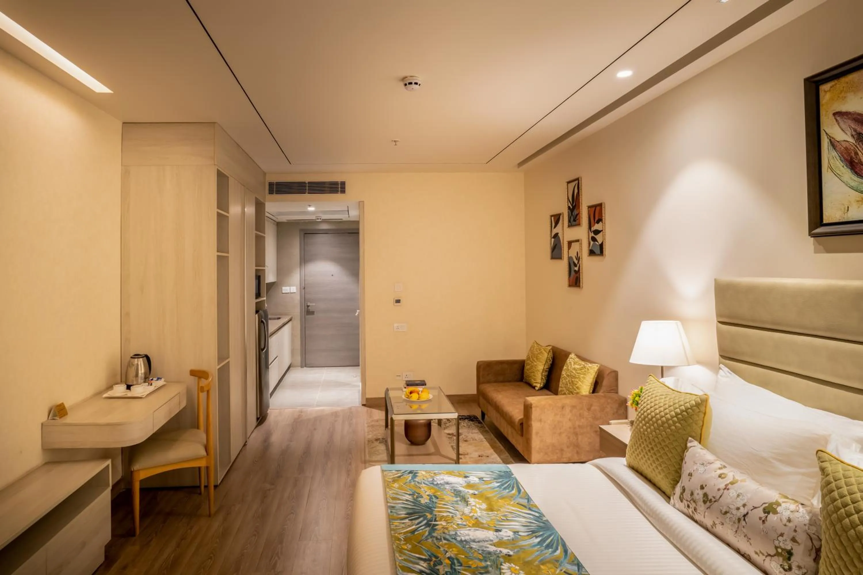 Photo of the whole room, Bed in jüSTa Residences - AIPL Joy Street, Gurgaon