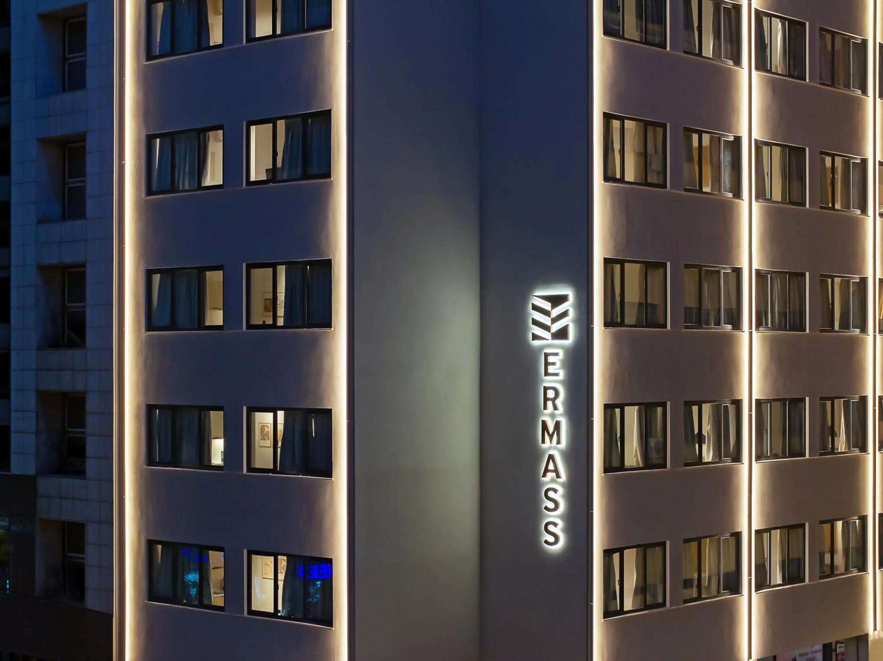 Night in Ermass Modern Living Apartments