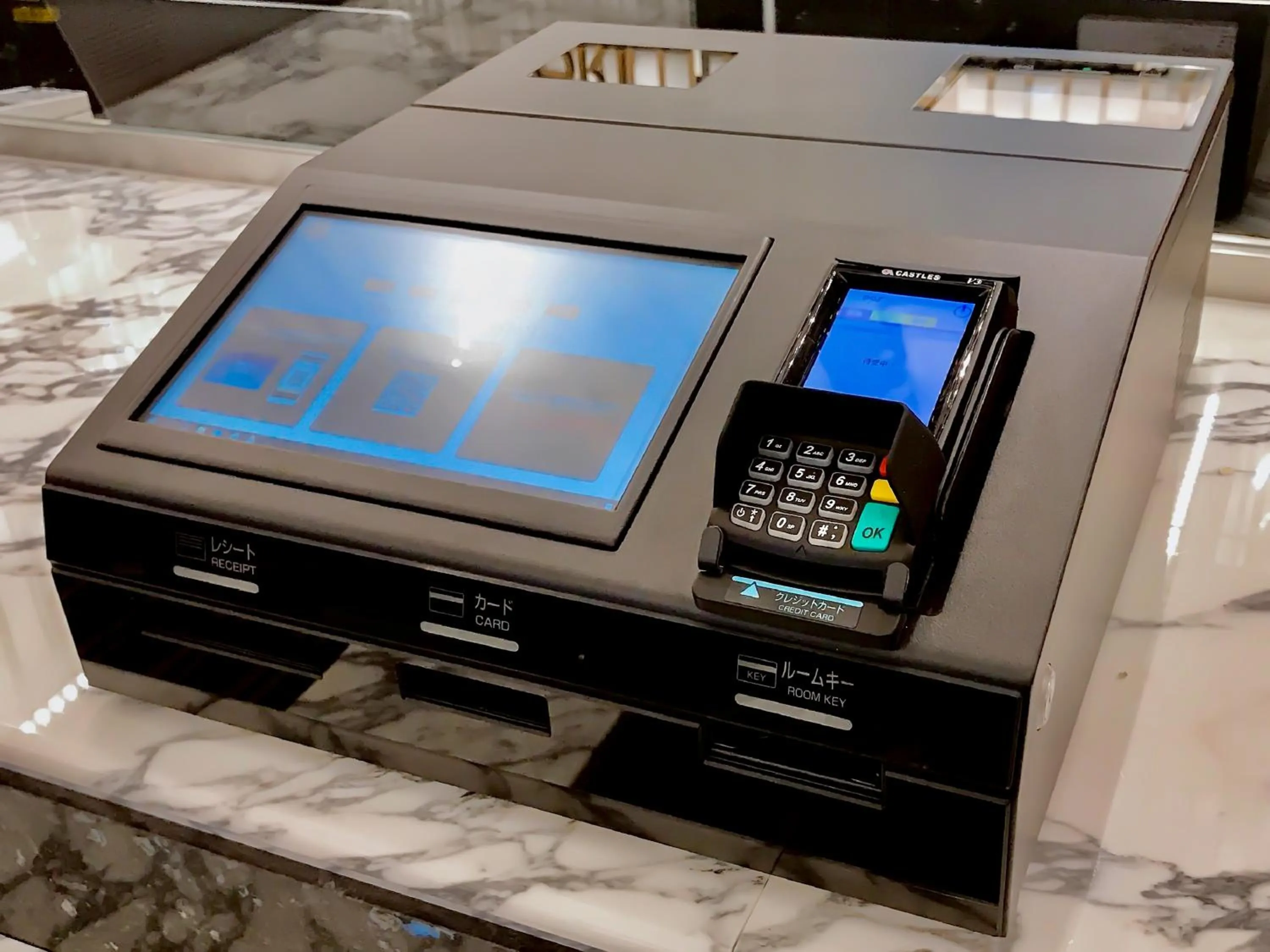 Lobby or reception in APA Hotel Hiroshima Ekimae Shinkansenguchi