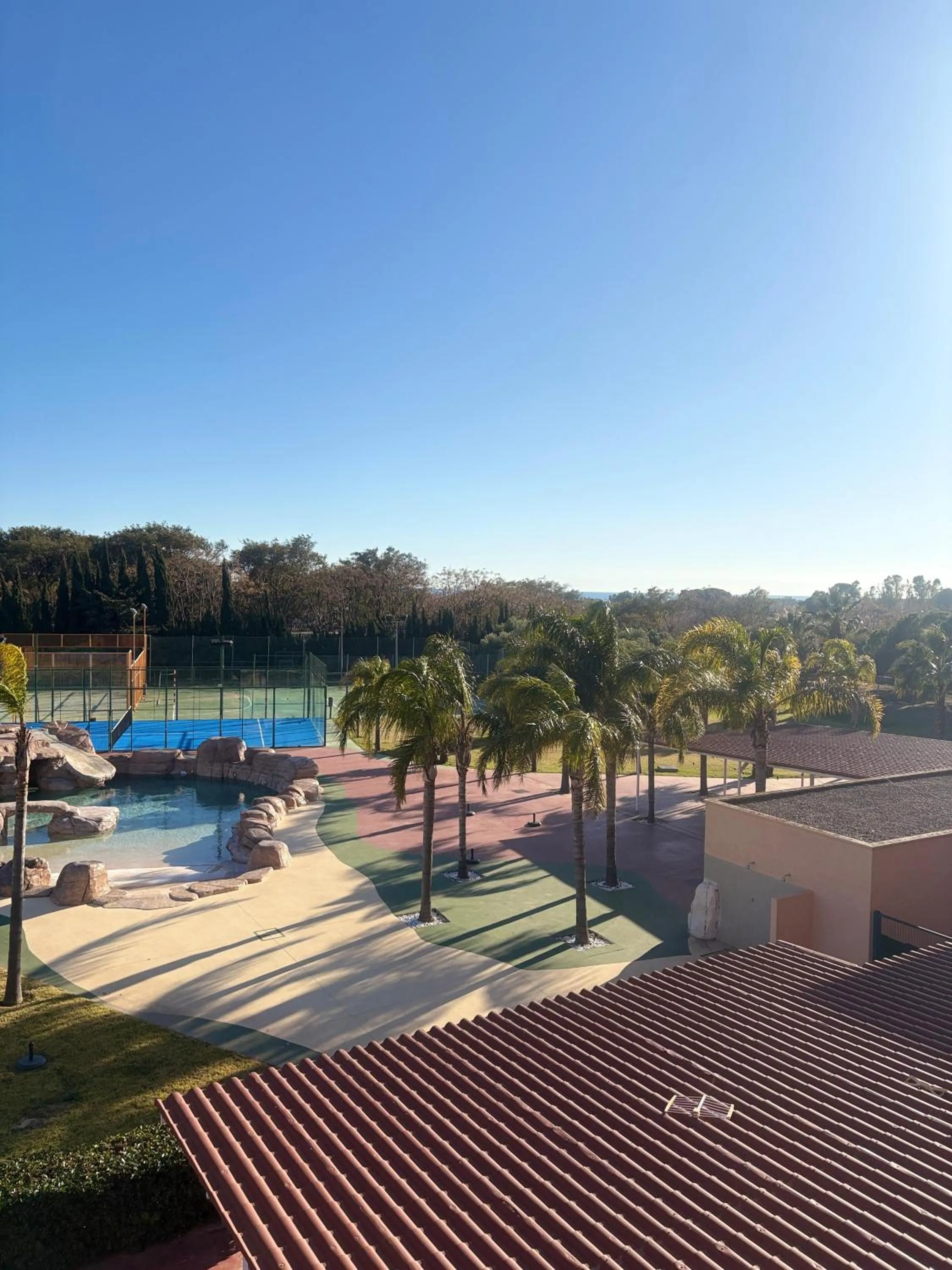 Garden view in Cambrils Paradise