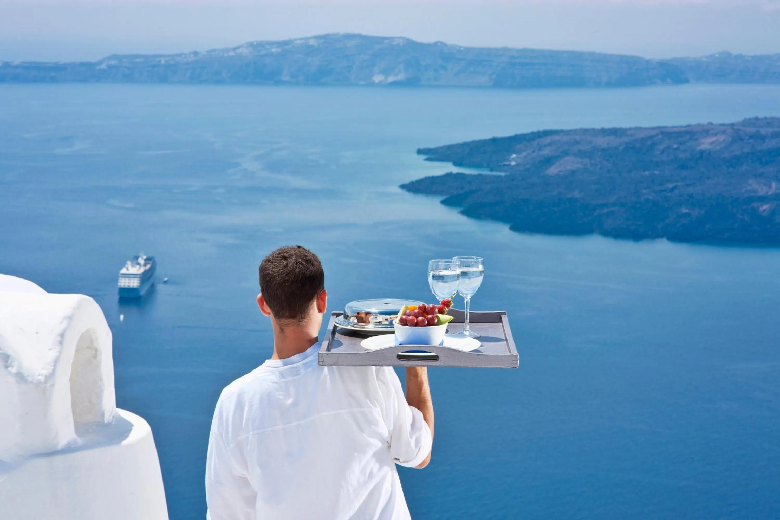 View (from property/room) in Katikies Chromata Santorini - The Leading Hotels of the World