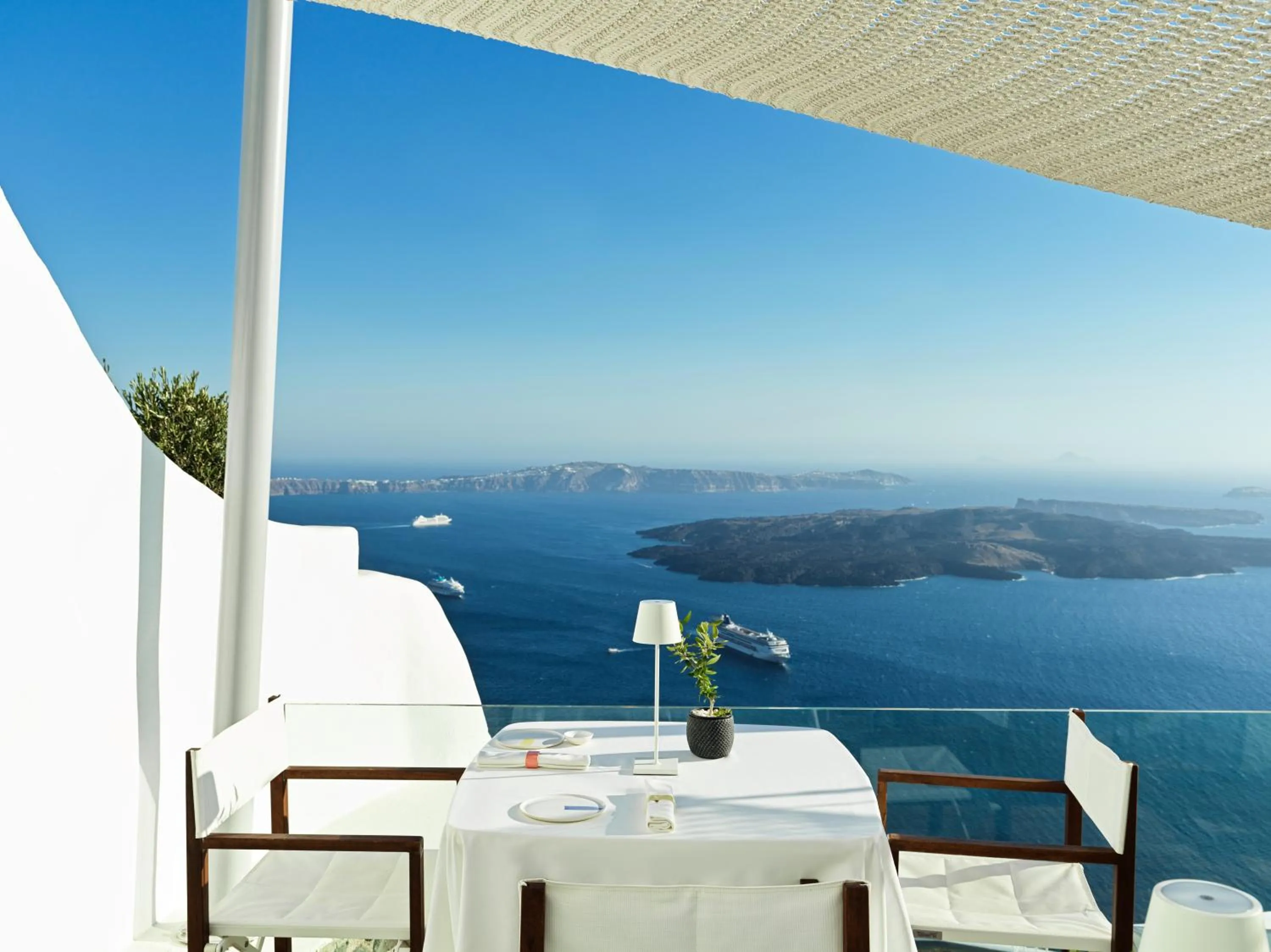 View (from property/room) in Katikies Chromata Santorini - The Leading Hotels of the World