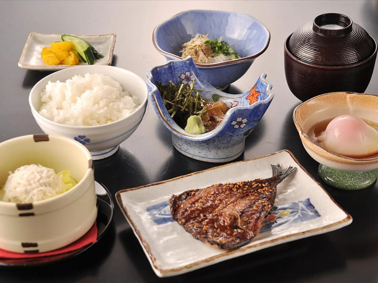 Breakfast in Onoue Ryokan