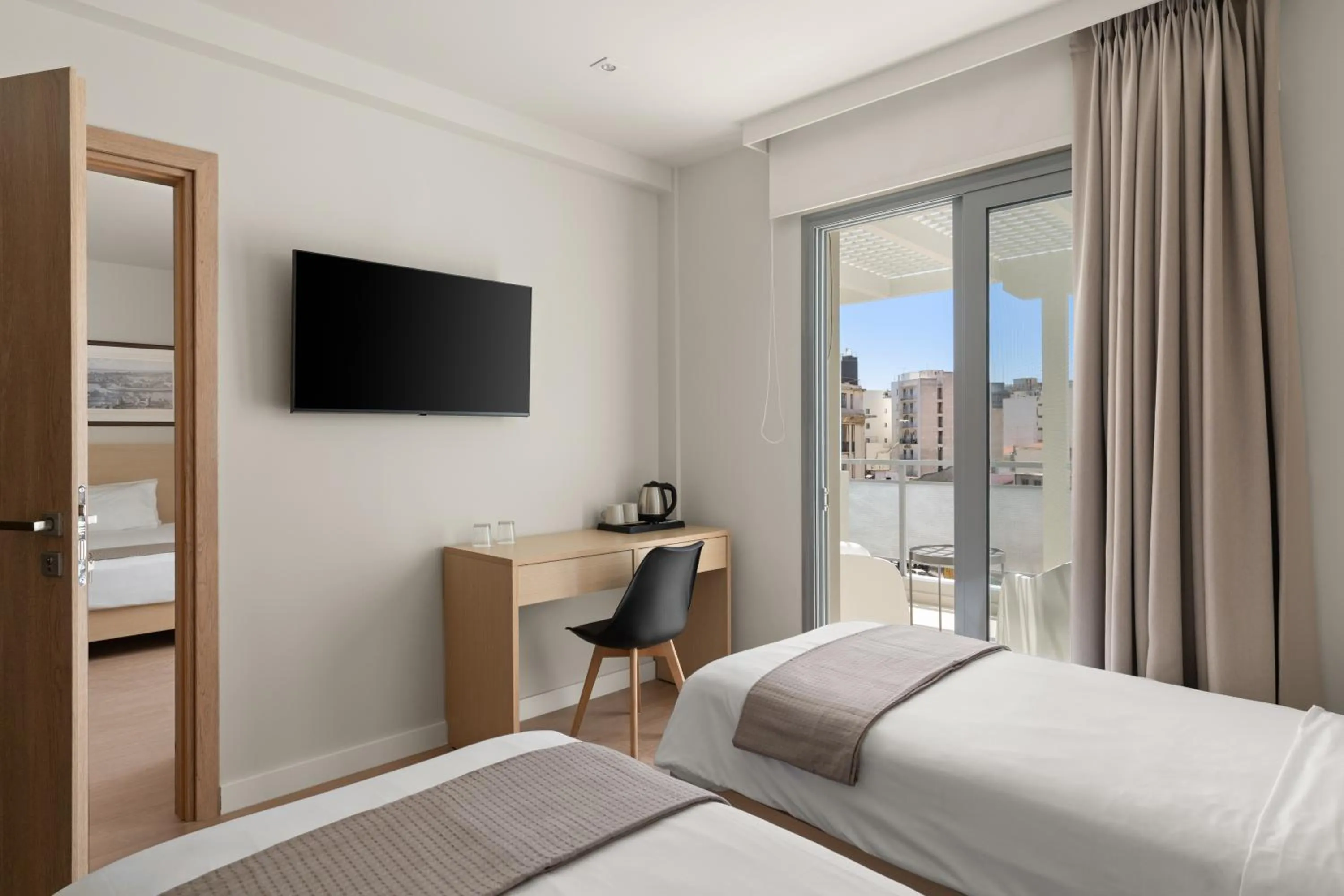 Bed in Gallery Central Piraeus Port