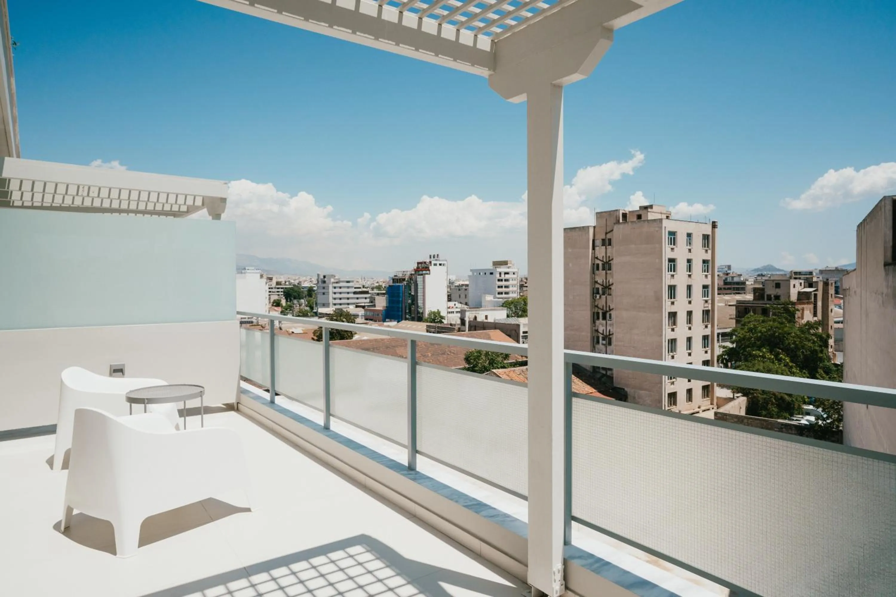 Patio in Gallery Central Piraeus Port