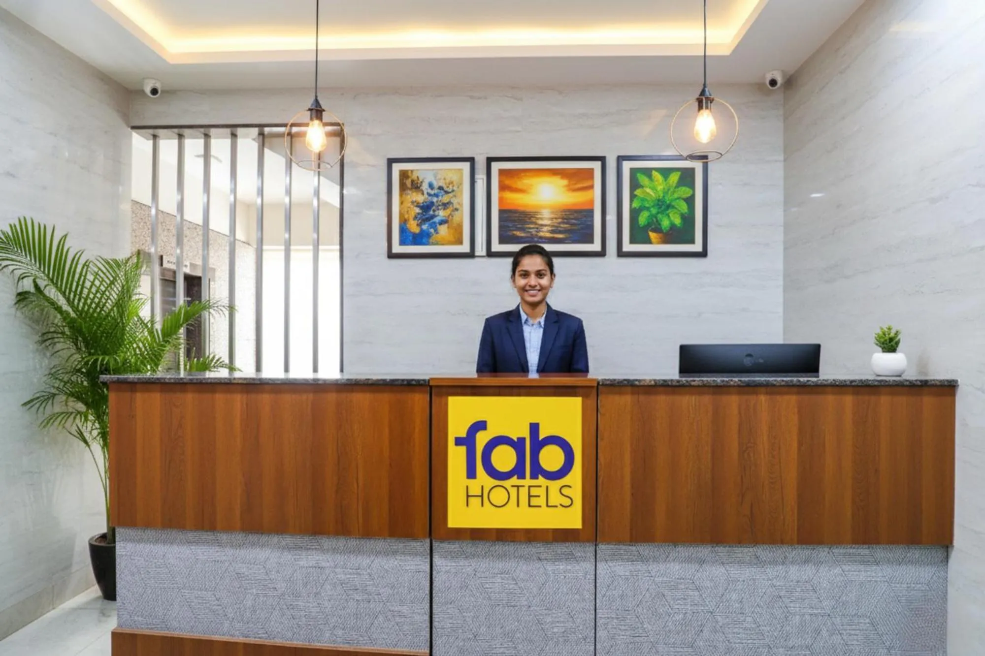 Lobby or reception in Via Sathya Comforts