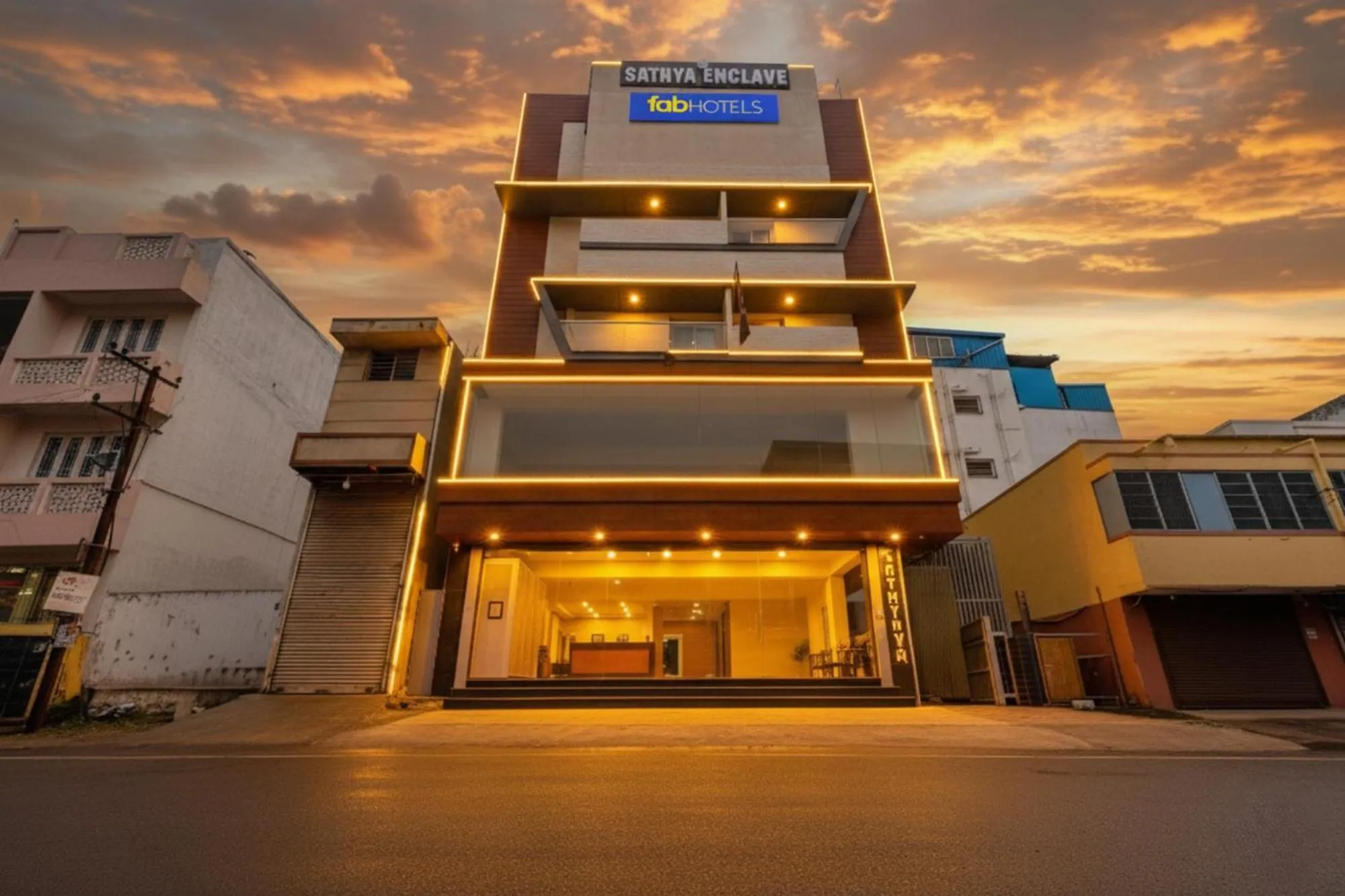 Property building in Via Sathya Comforts