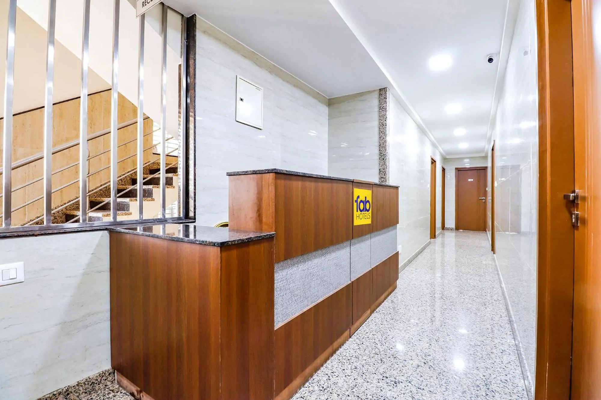 Lobby or reception in Via Sathya Comforts
