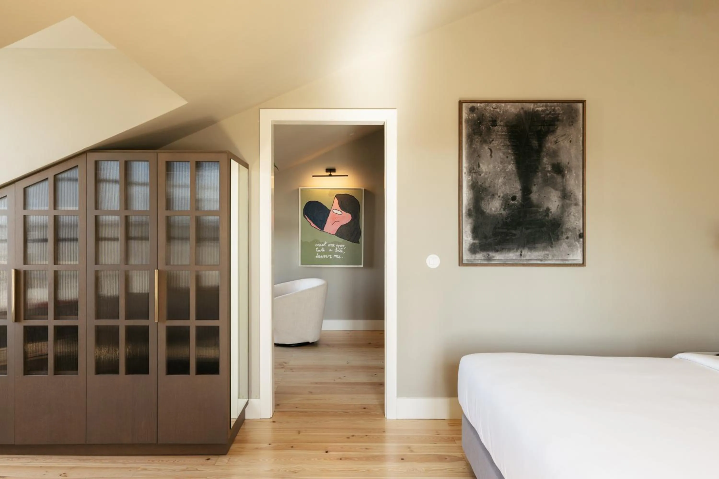 Bedroom, Bed in Dare Lisbon River