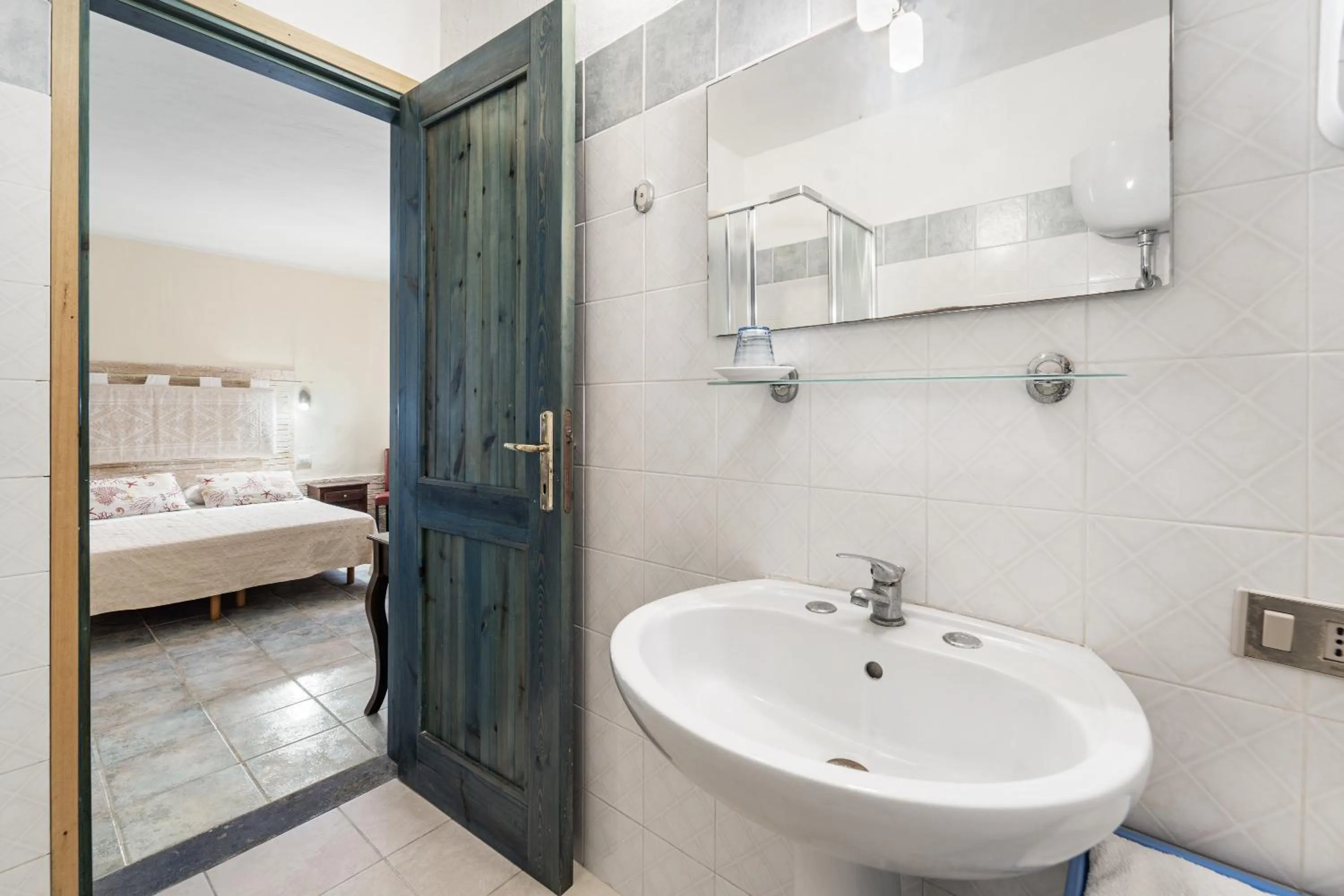 Living room, Bed in Sa Funtana