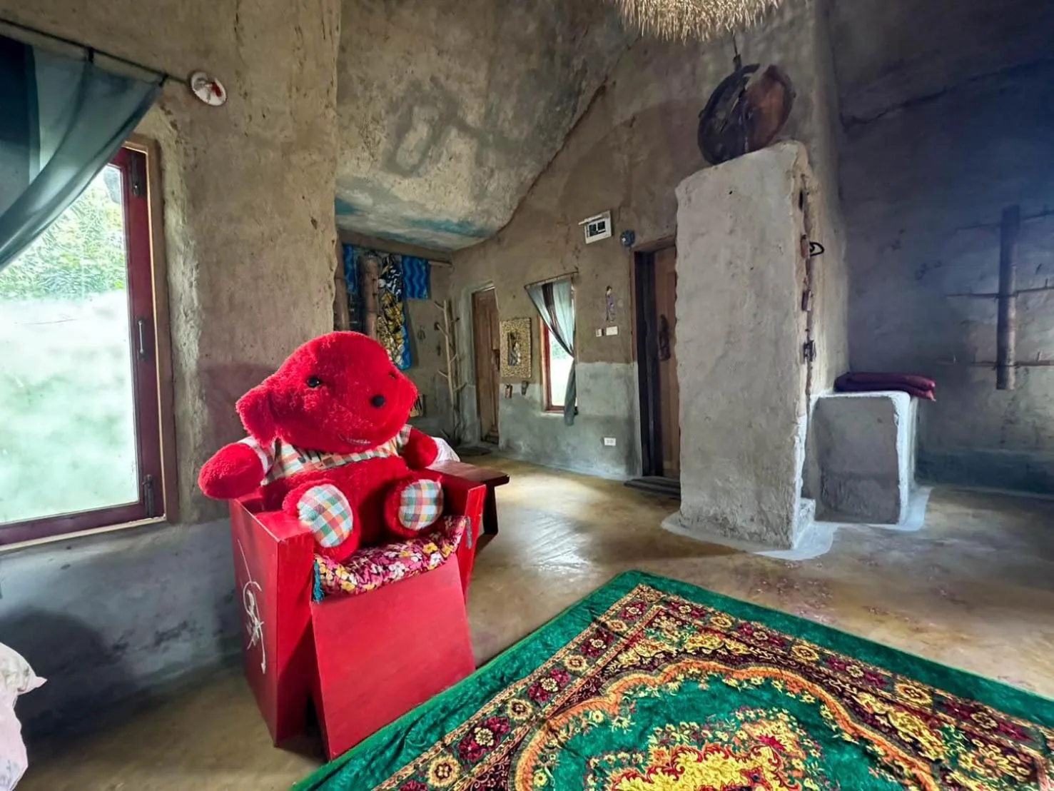 Bed in Clay House Chiang Mai By Alphatel