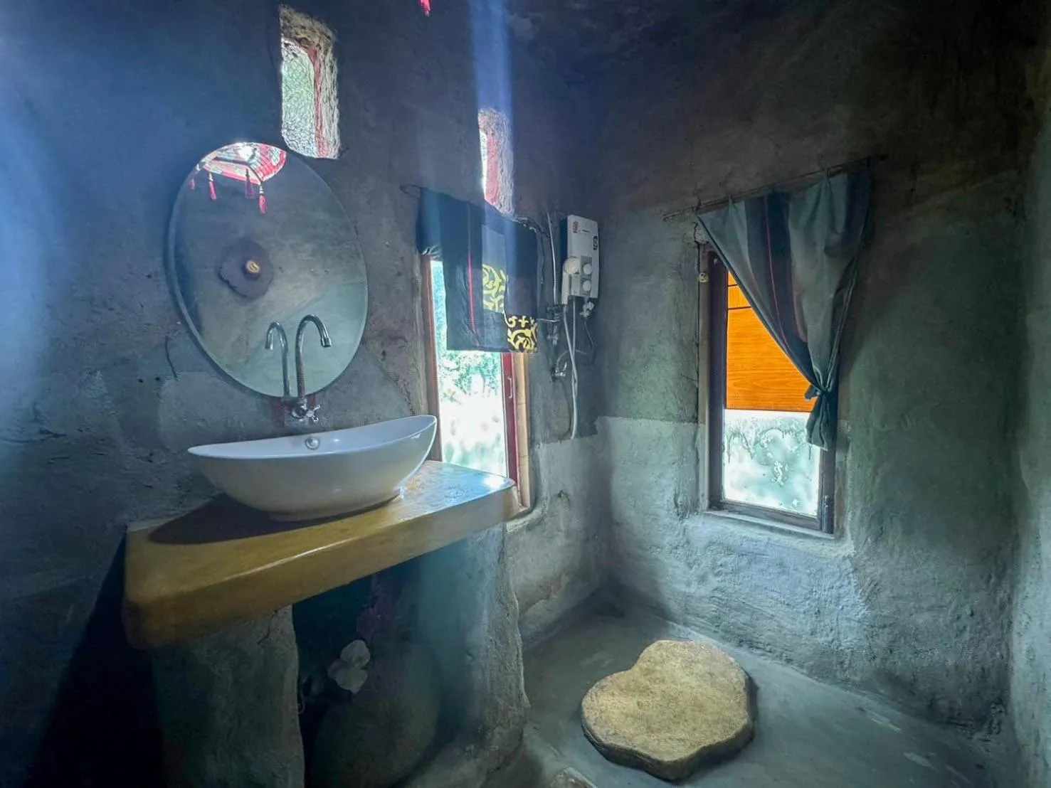 Bathroom in Clay House Chiang Mai By Alphatel